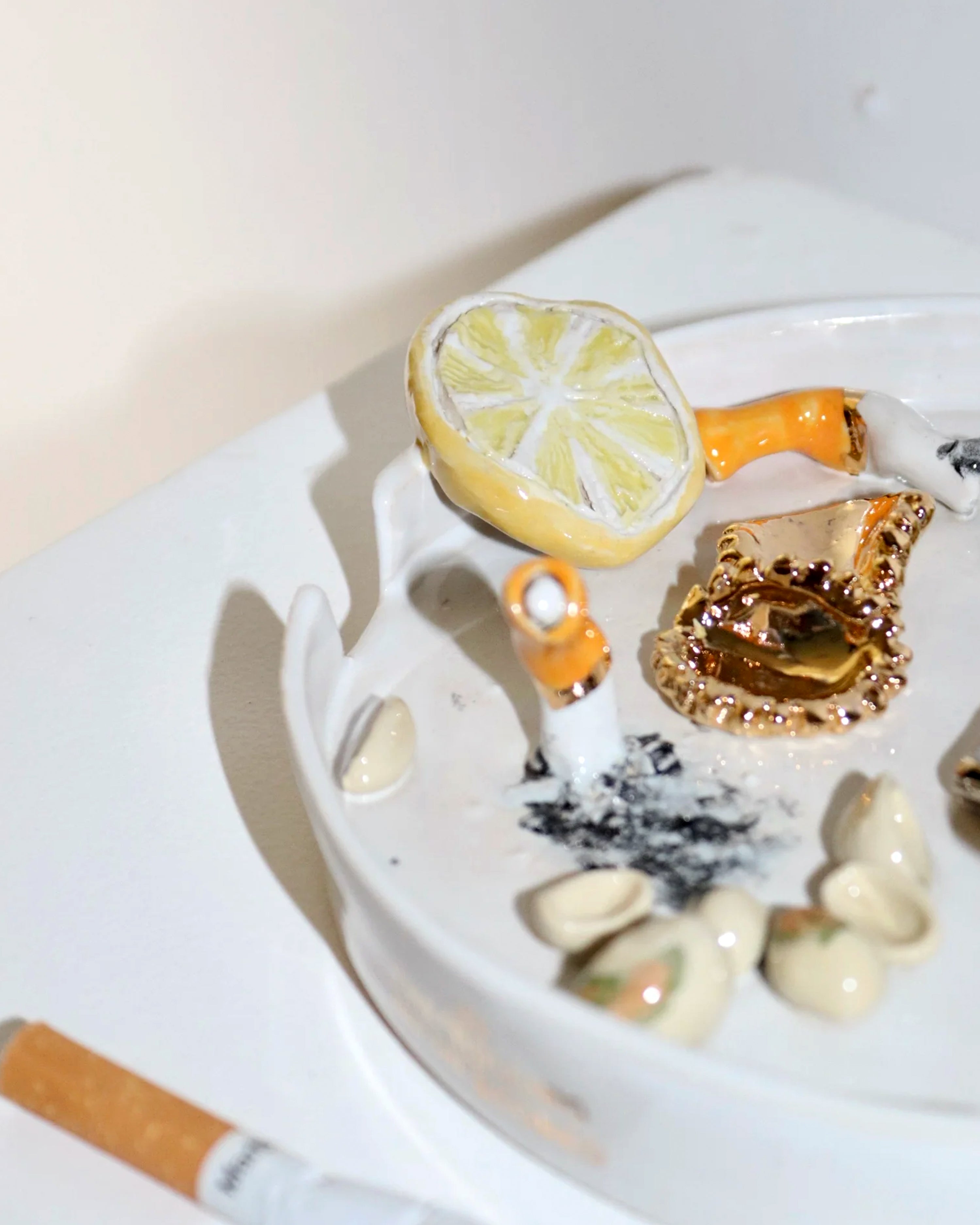 Silver Bottle Opener Ashtray