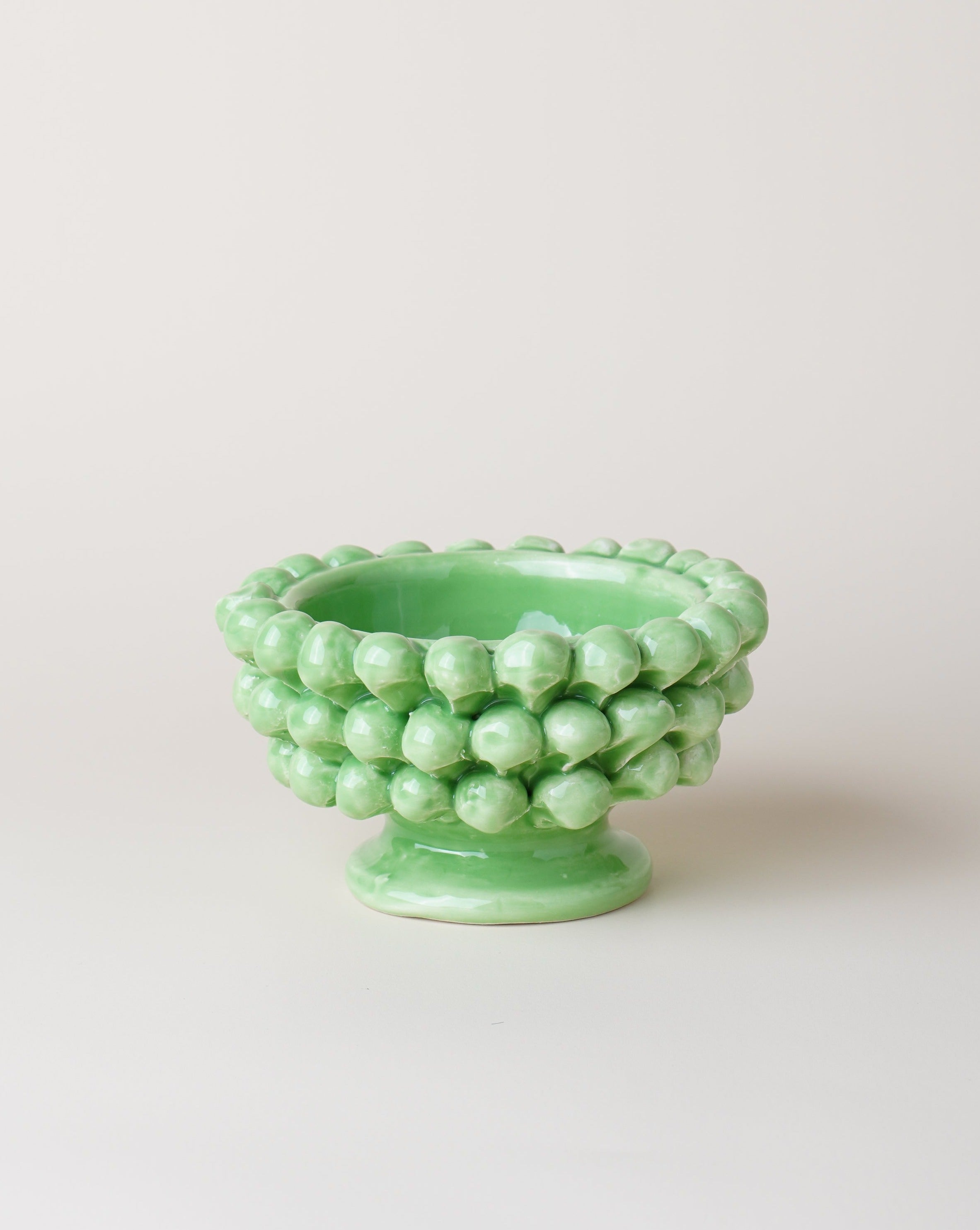 Small Pigna Aperta Bowl Light Green D11cm