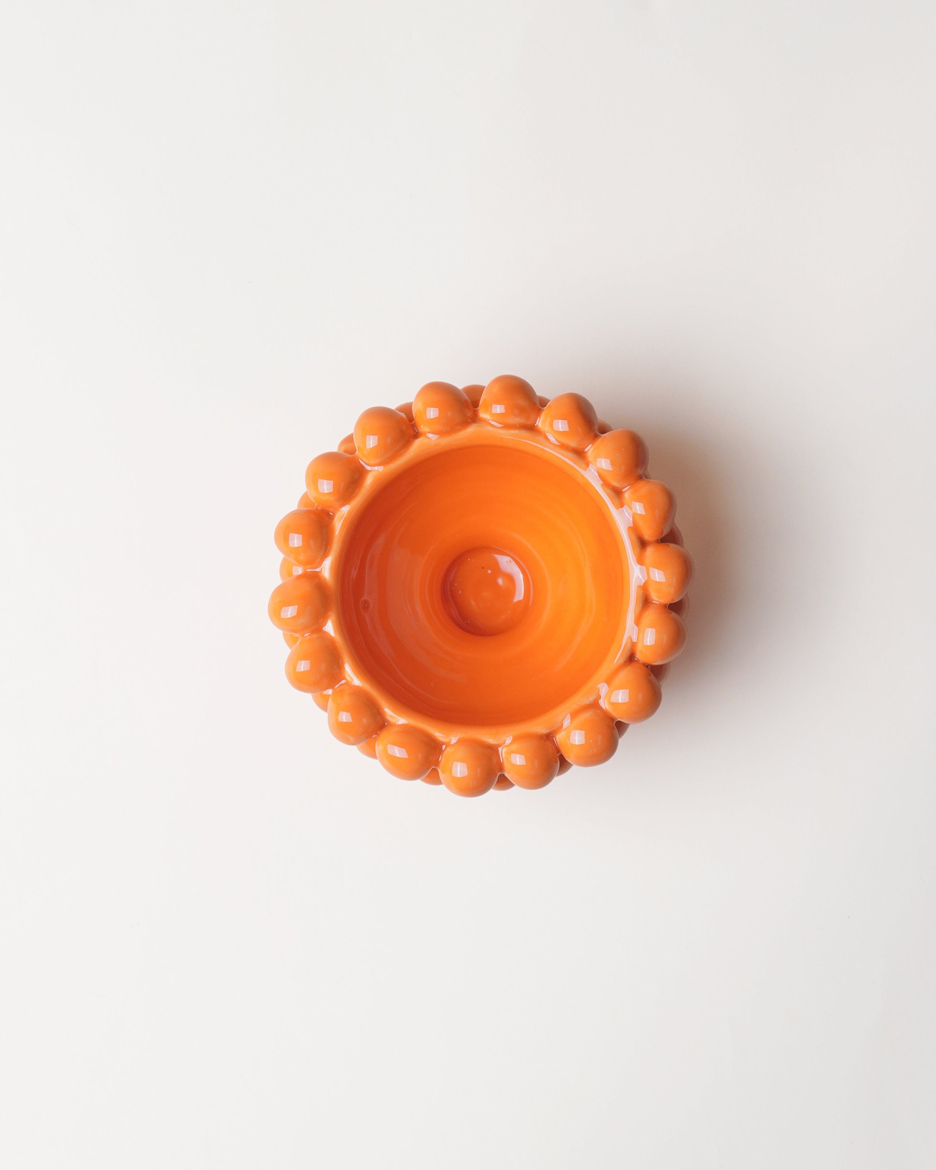 Small Pigna Aperta Bowl Orange D11cm