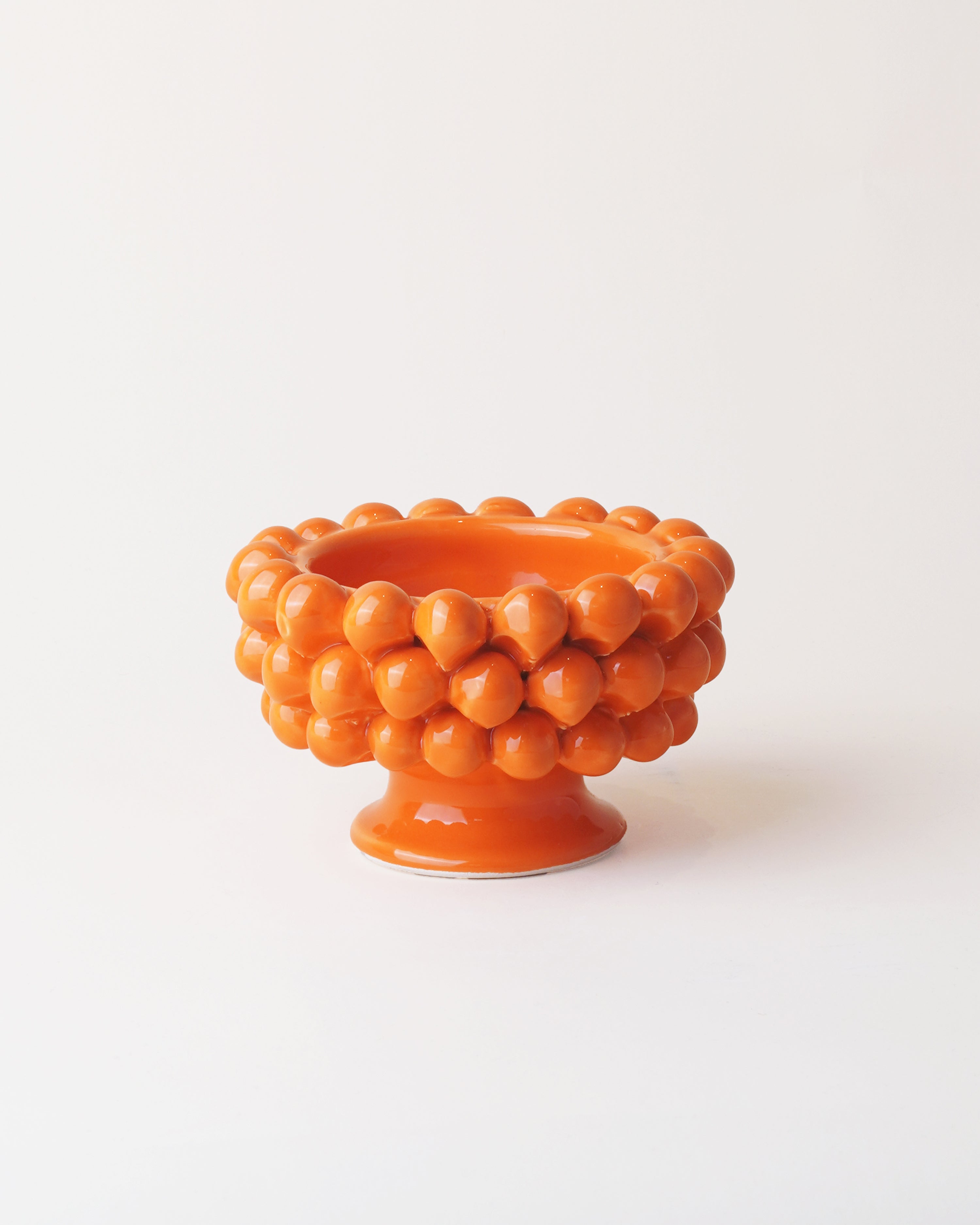 Small Pigna Aperta Bowl Orange D11cm