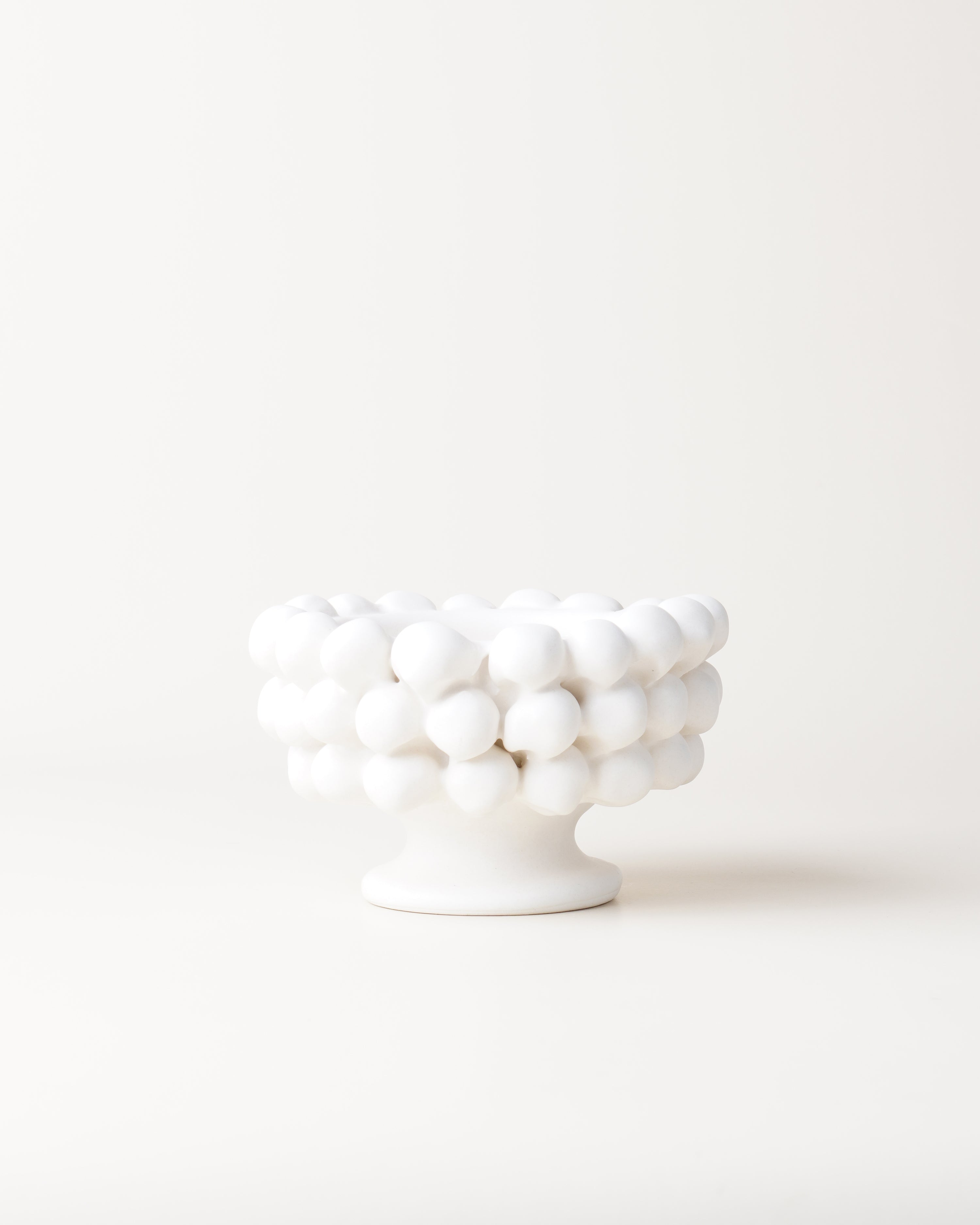 Small Pigna Aperta Bowl White D11cm