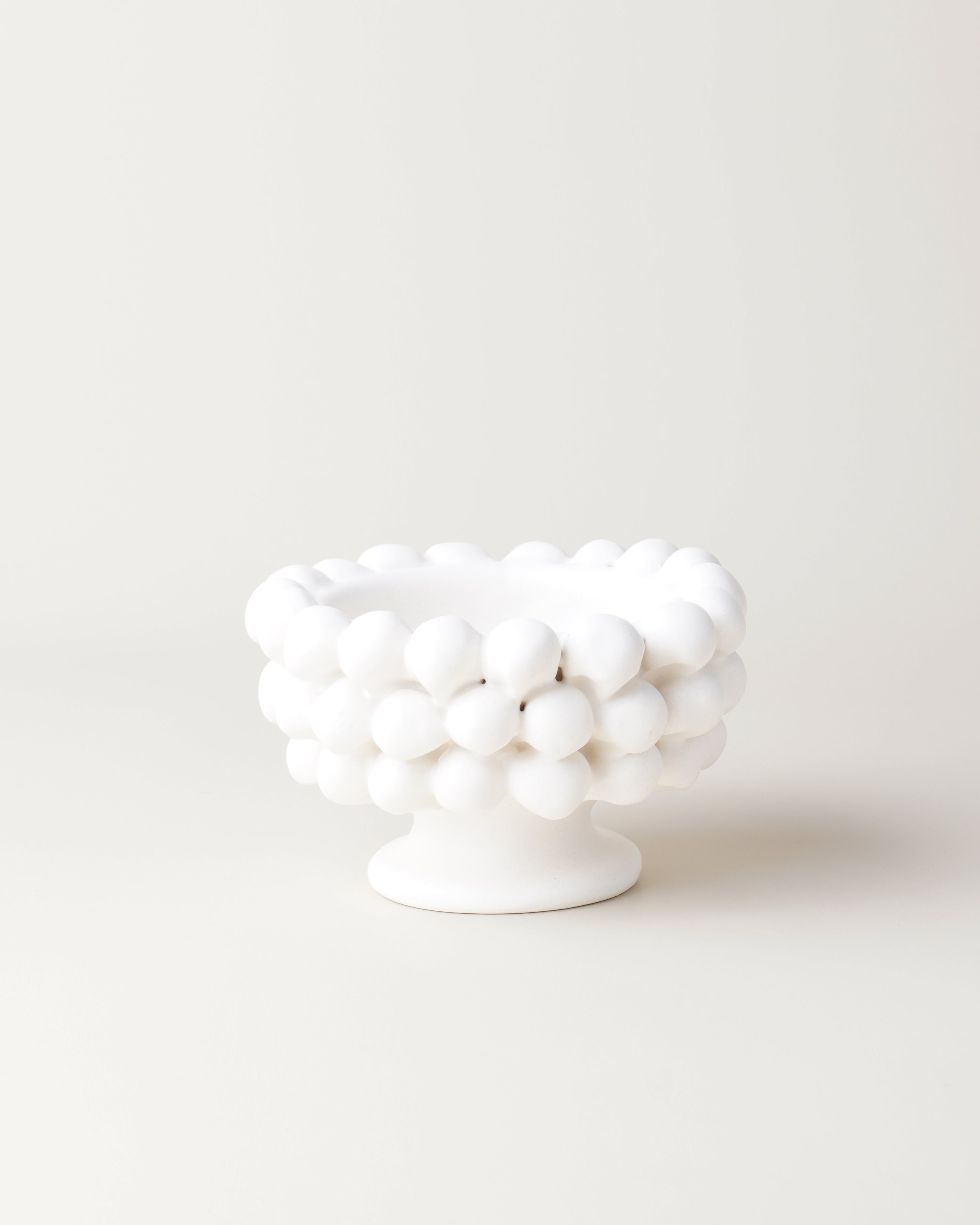 Small Pigna Aperta Bowl White D11cm