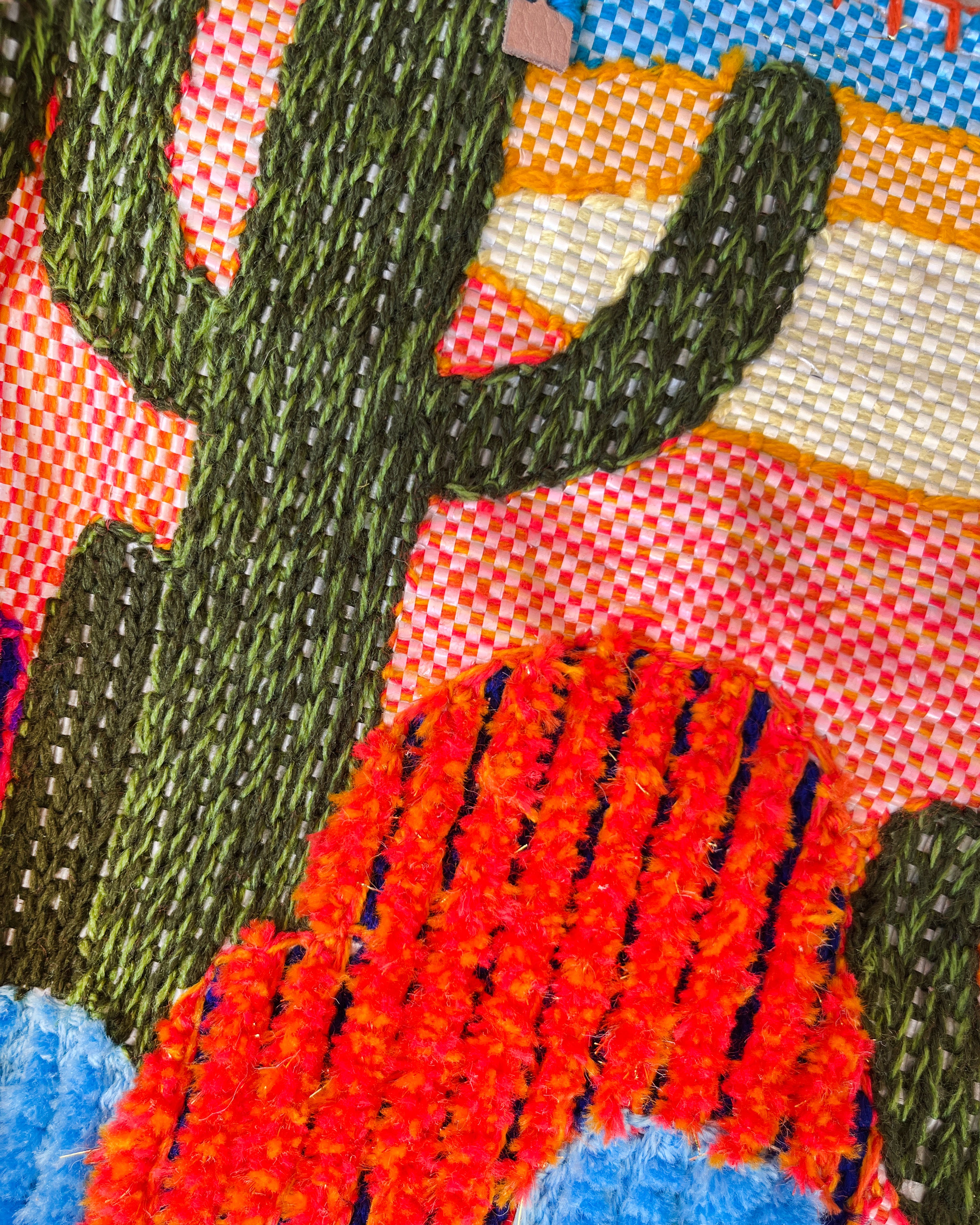 Small Recycled Food Bag Cactus