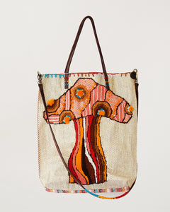 Small Recycled Food Bag Mushroom
