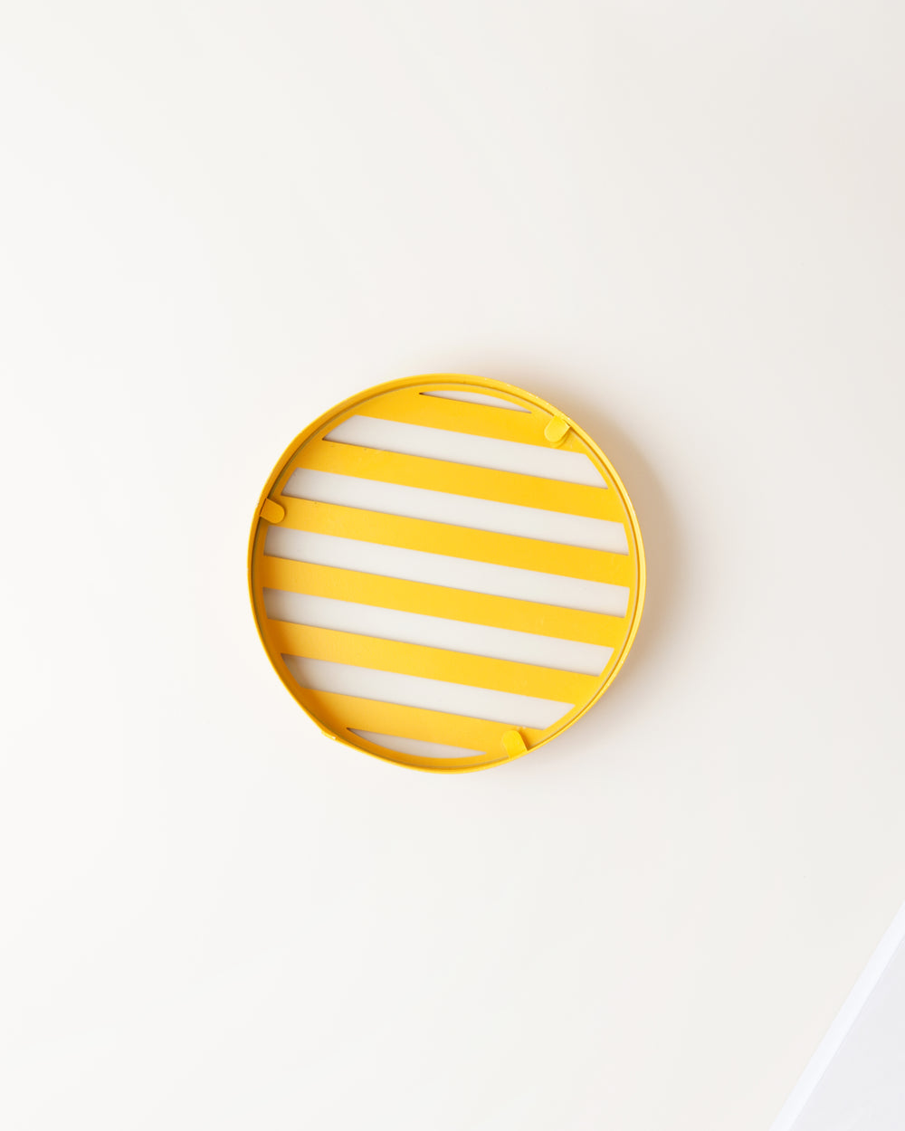 Small Round Yellow Tray