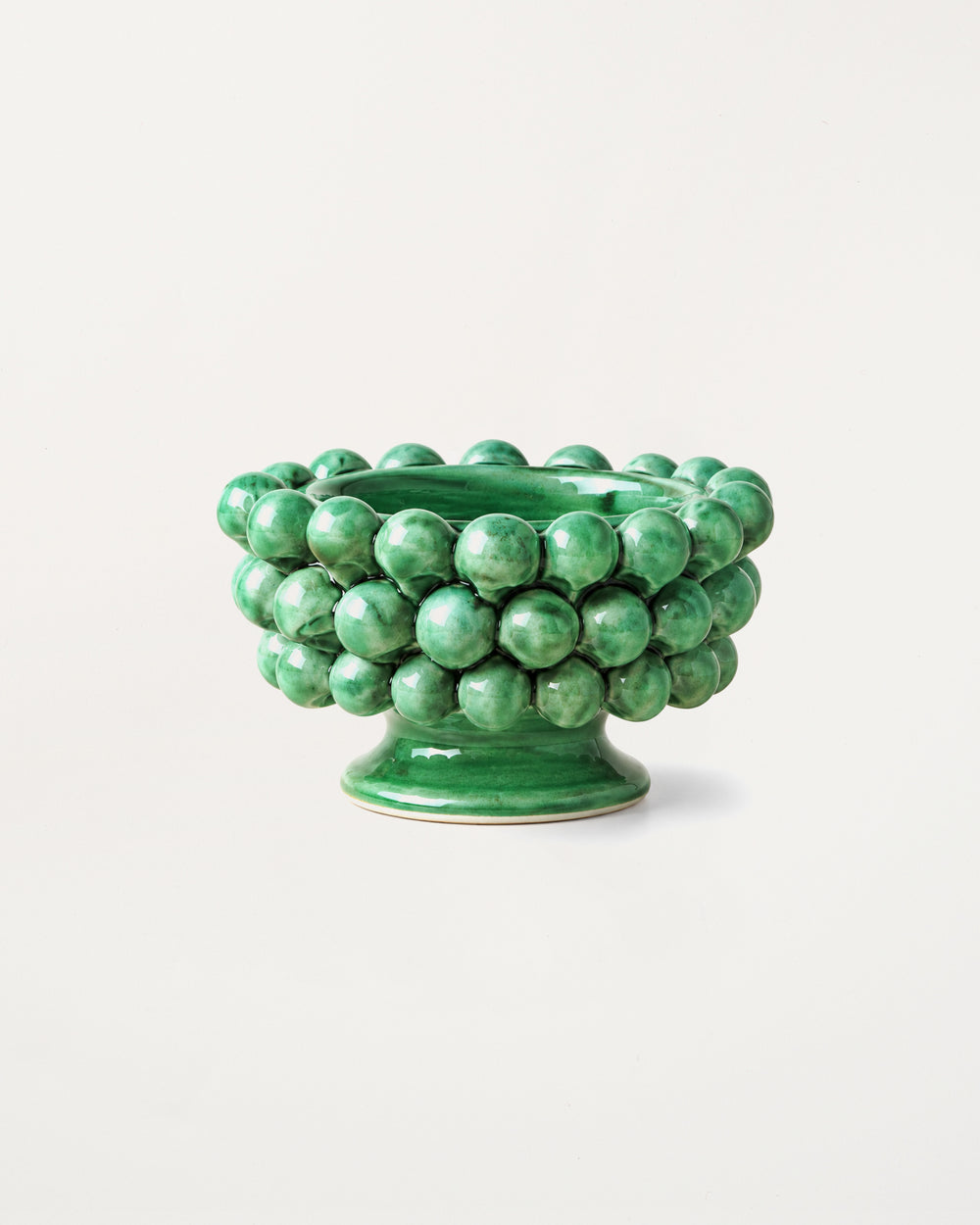 Small Pigna Aperta Bowl Green D11cm