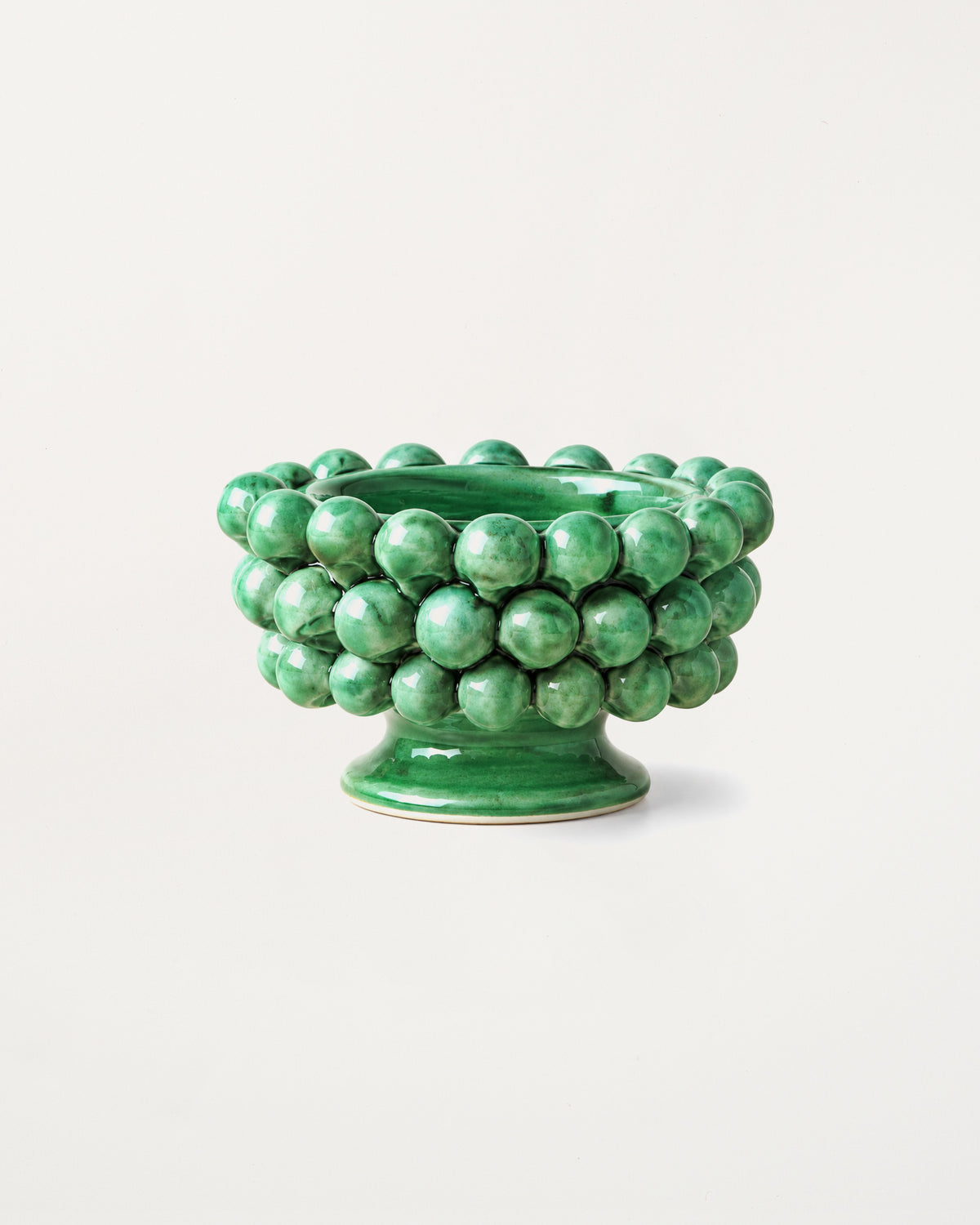 Small Pigna Aperta Bowl Green D11cm