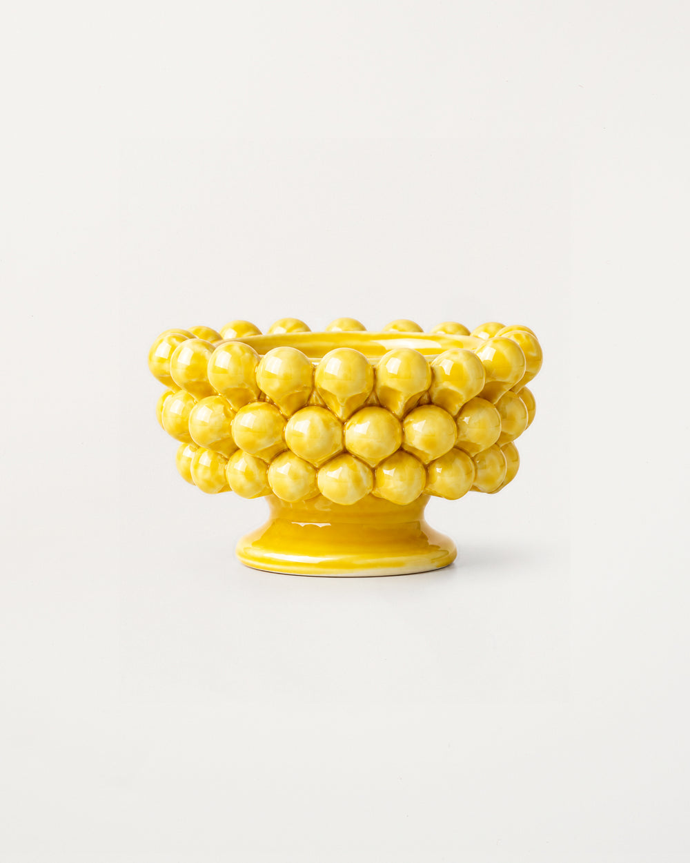 Small Pigna Aperta Bowl Yellow D11cm