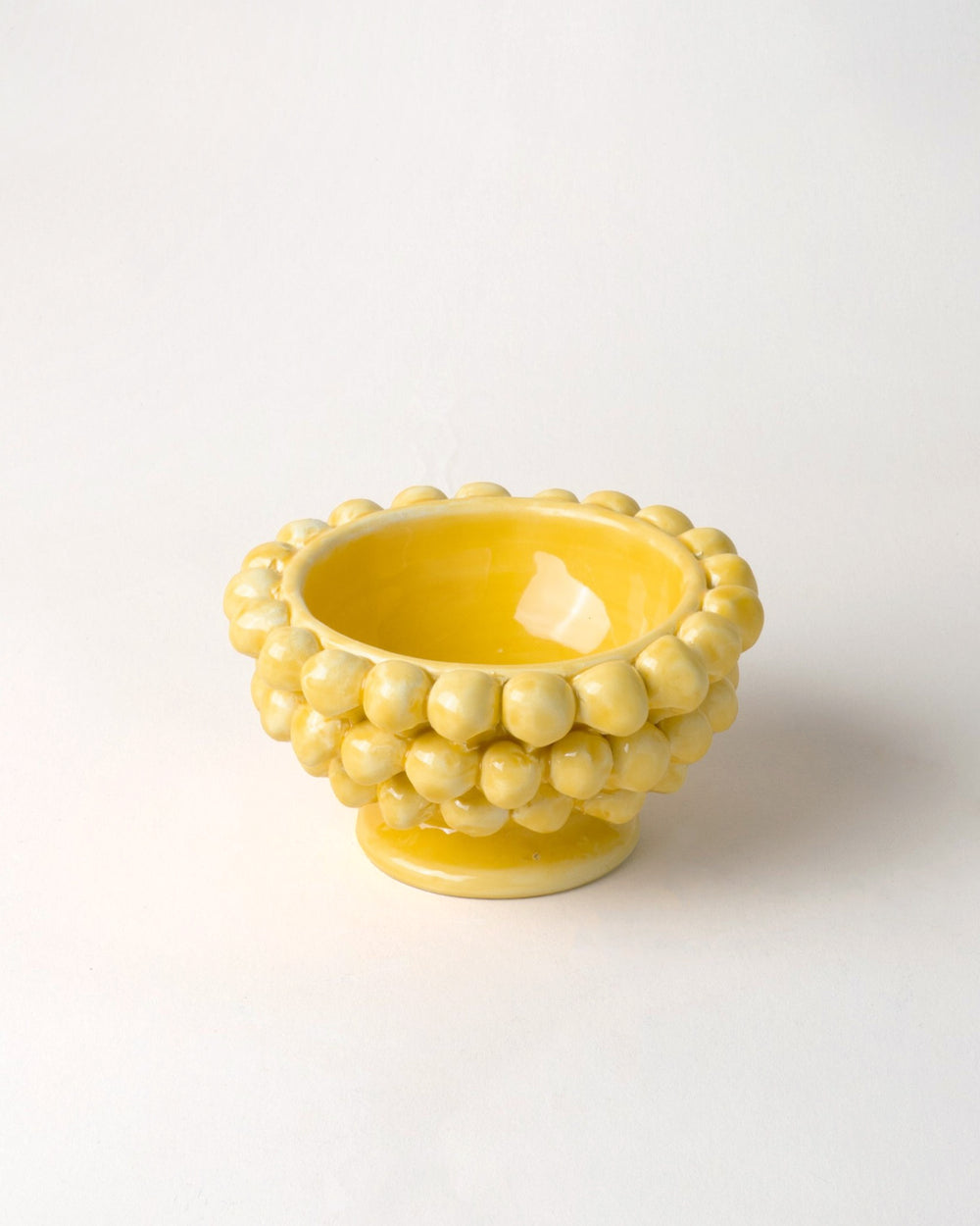 Small Pigna Aperta Bowl Yellow D11cm