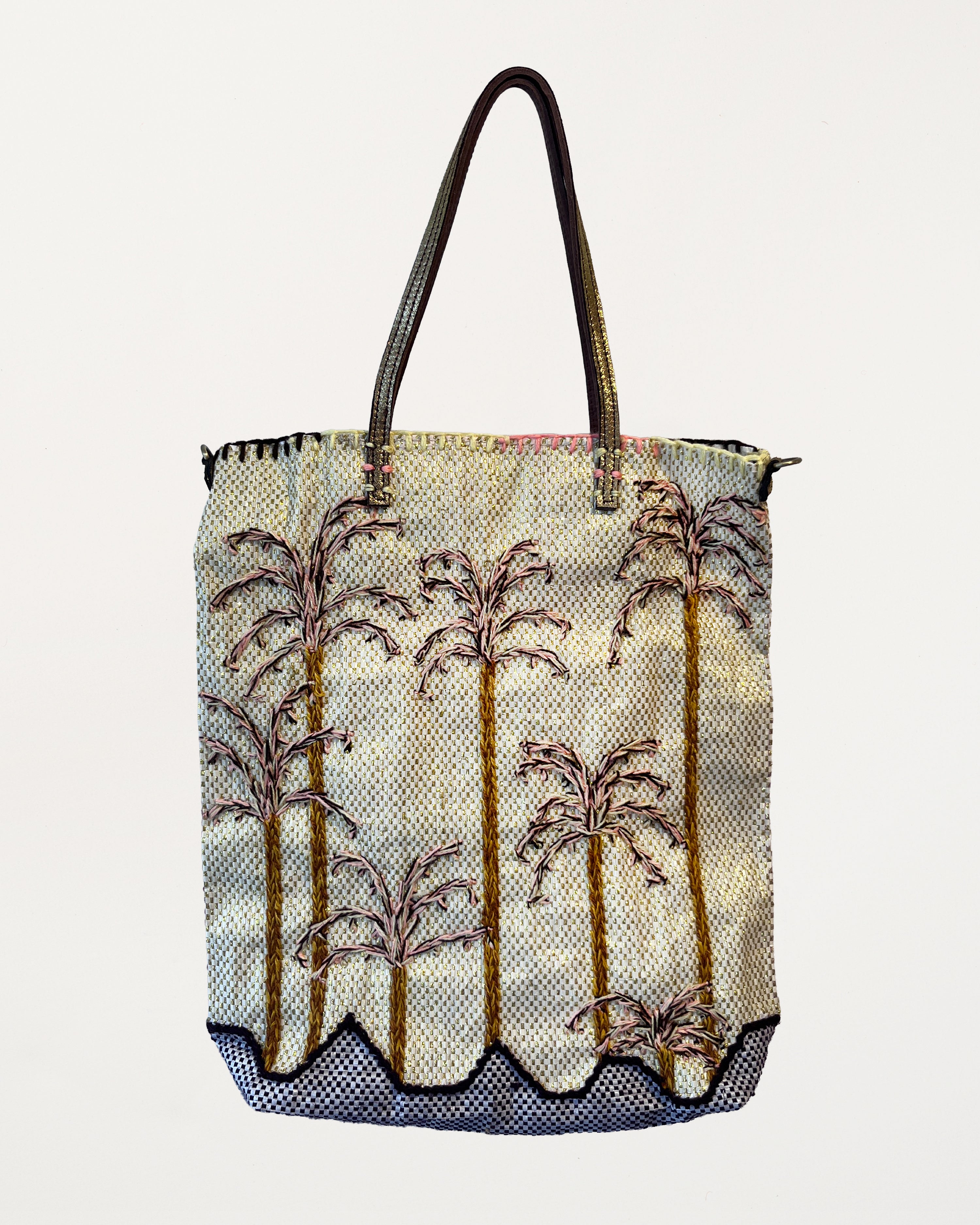 Small Recycled Food Bag Palm Trees
