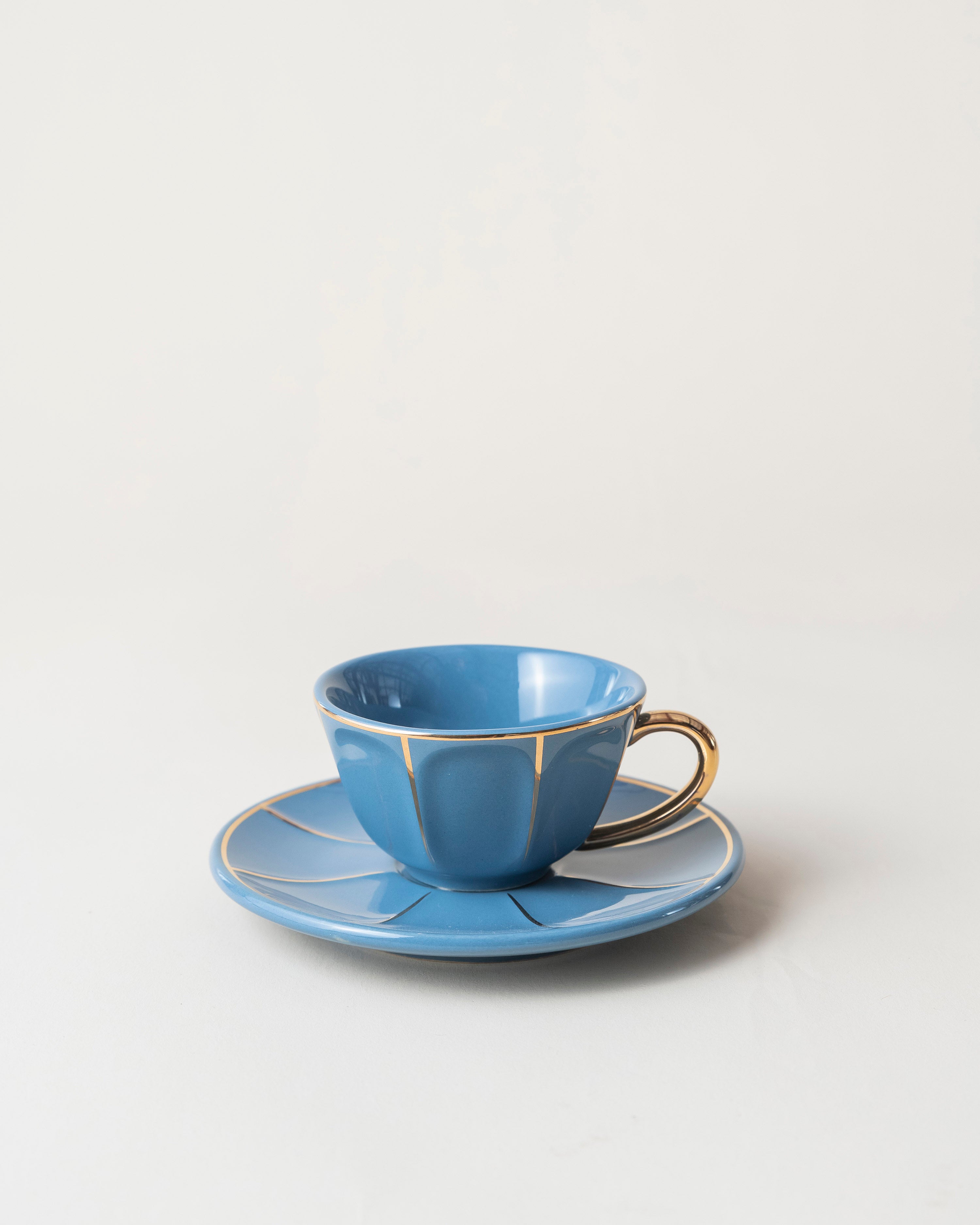 Espresso Cup & Saucer/Blue