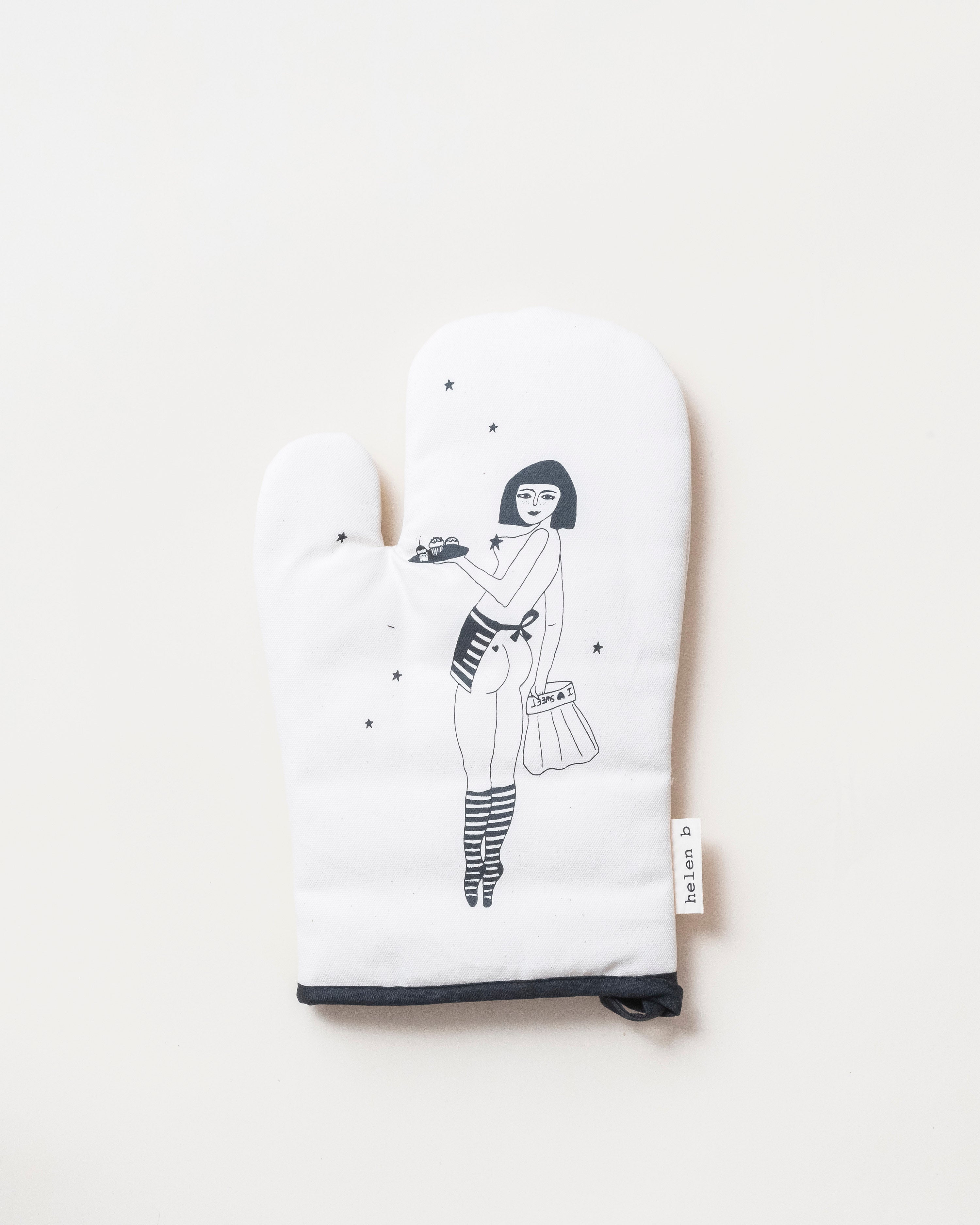 Oven Glove Pin-up Cake Girl