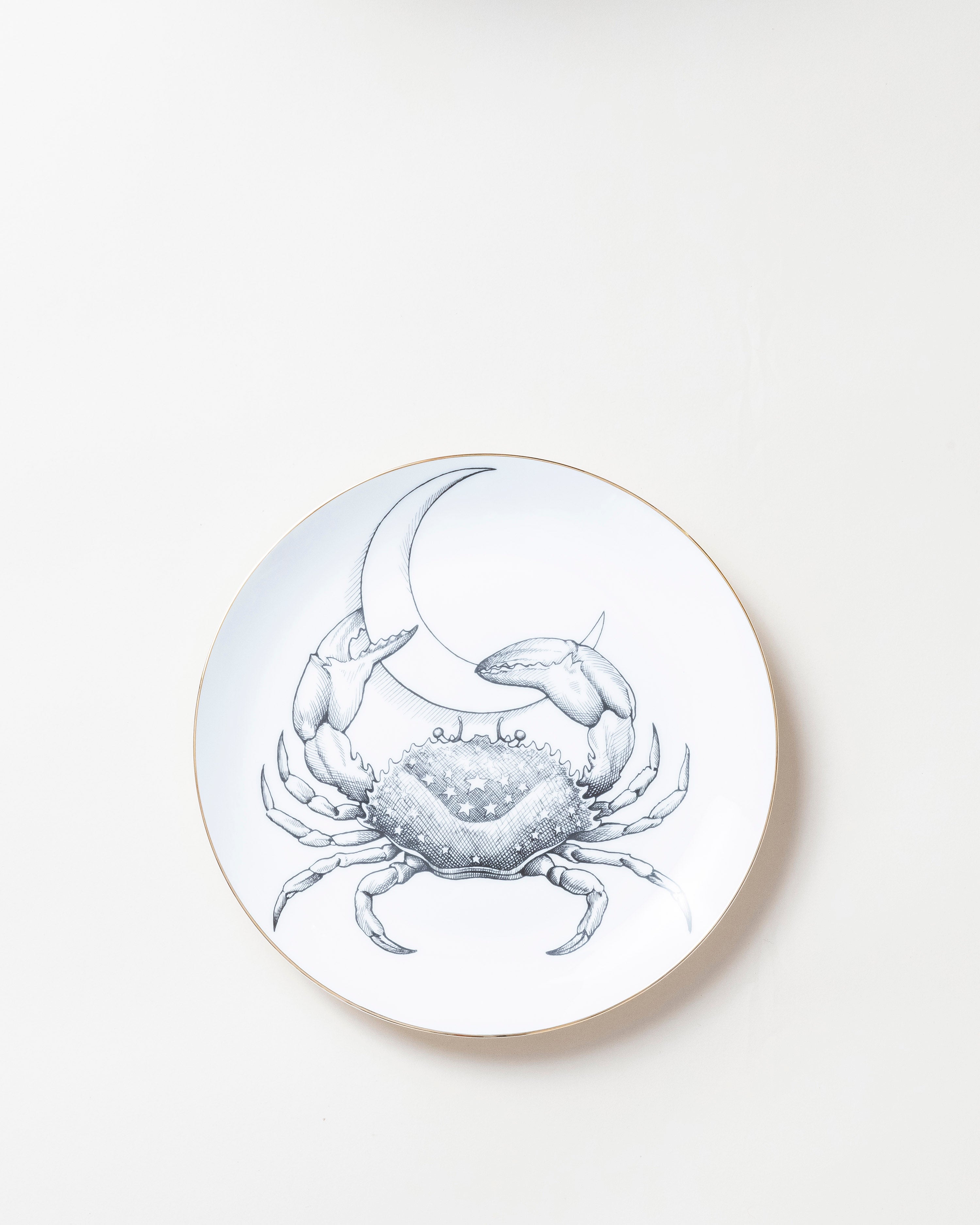 Cancer Zodiac Plate D21cm