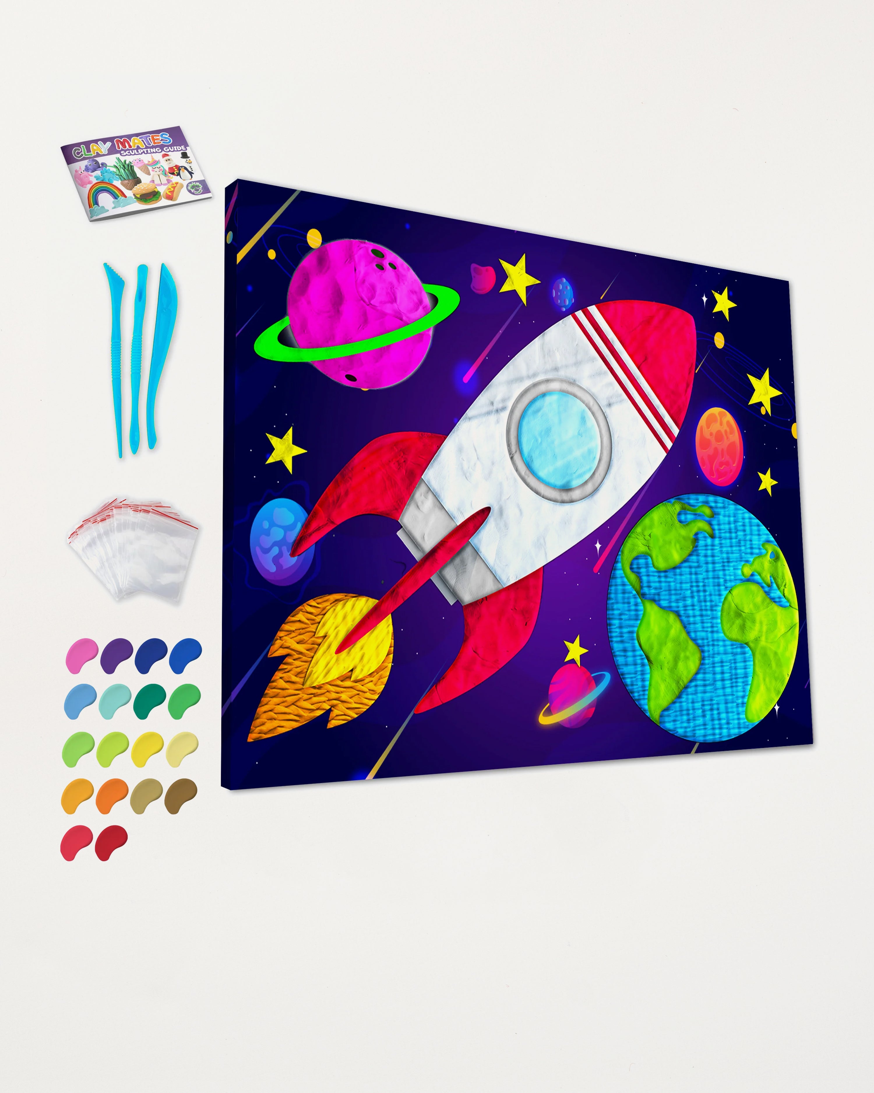 Space Clay Painting
