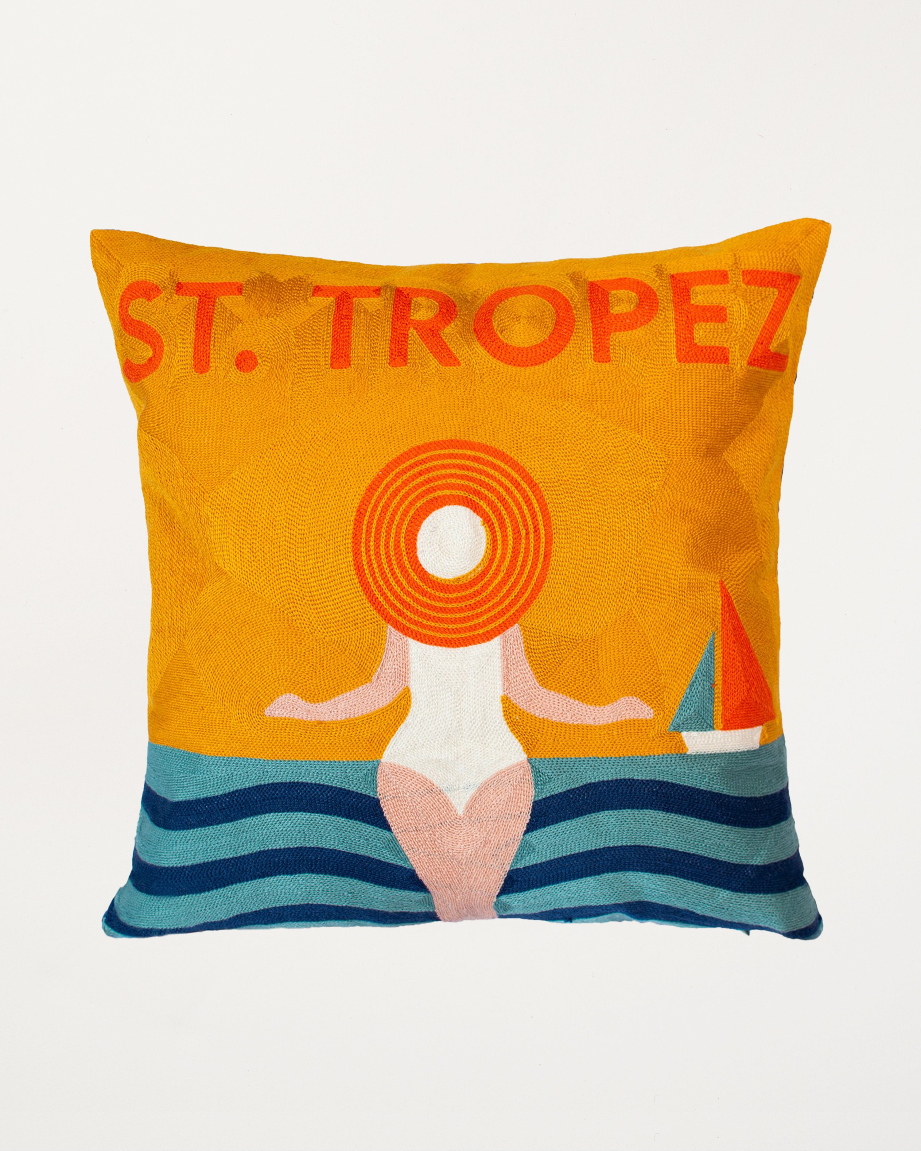 St. Tropez Needlepoint Cushion