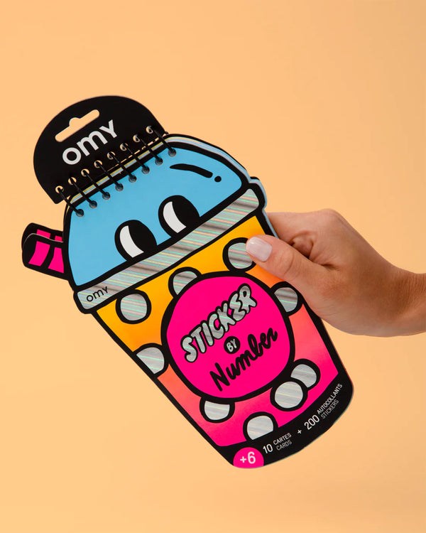 Sticker by Number Bubble Tea
