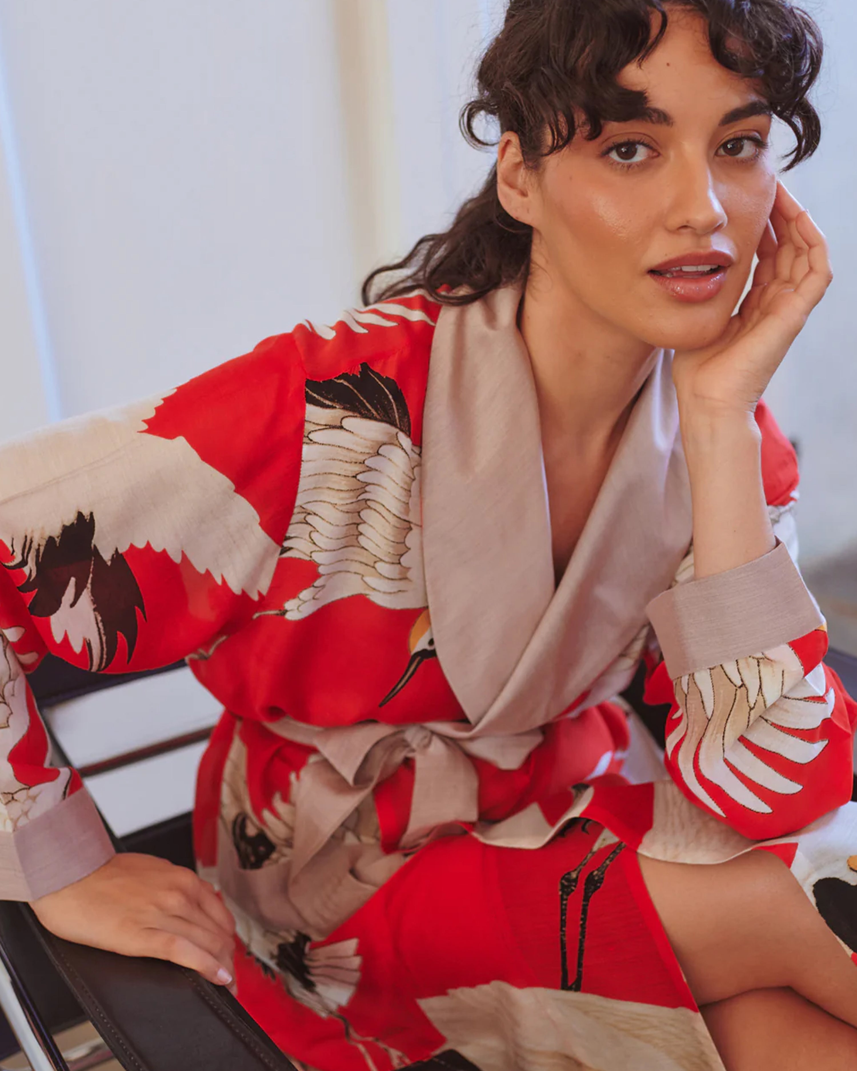 Stork Scarlet Gown