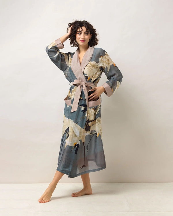 Stork Slate Grey Gown