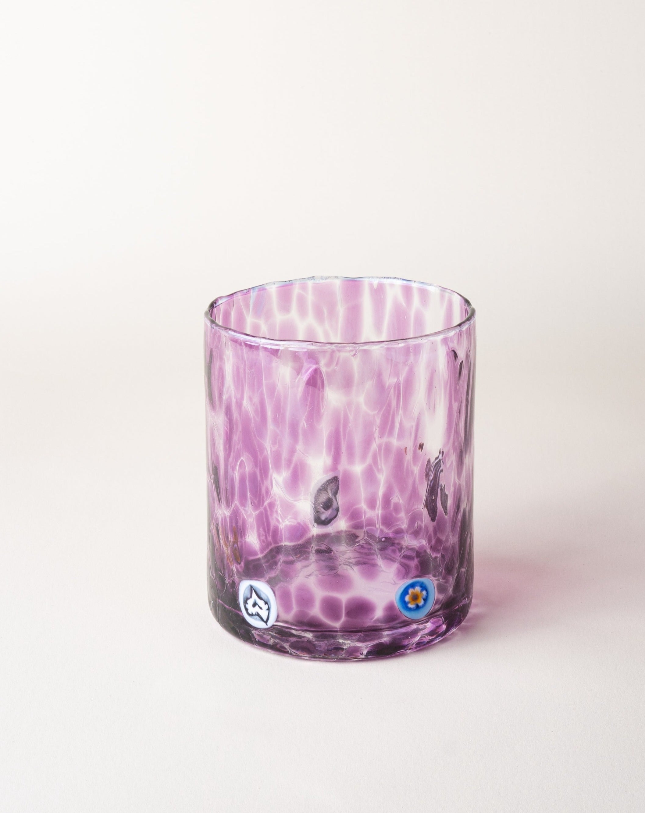 Straight Murano Tumbler Amethyst