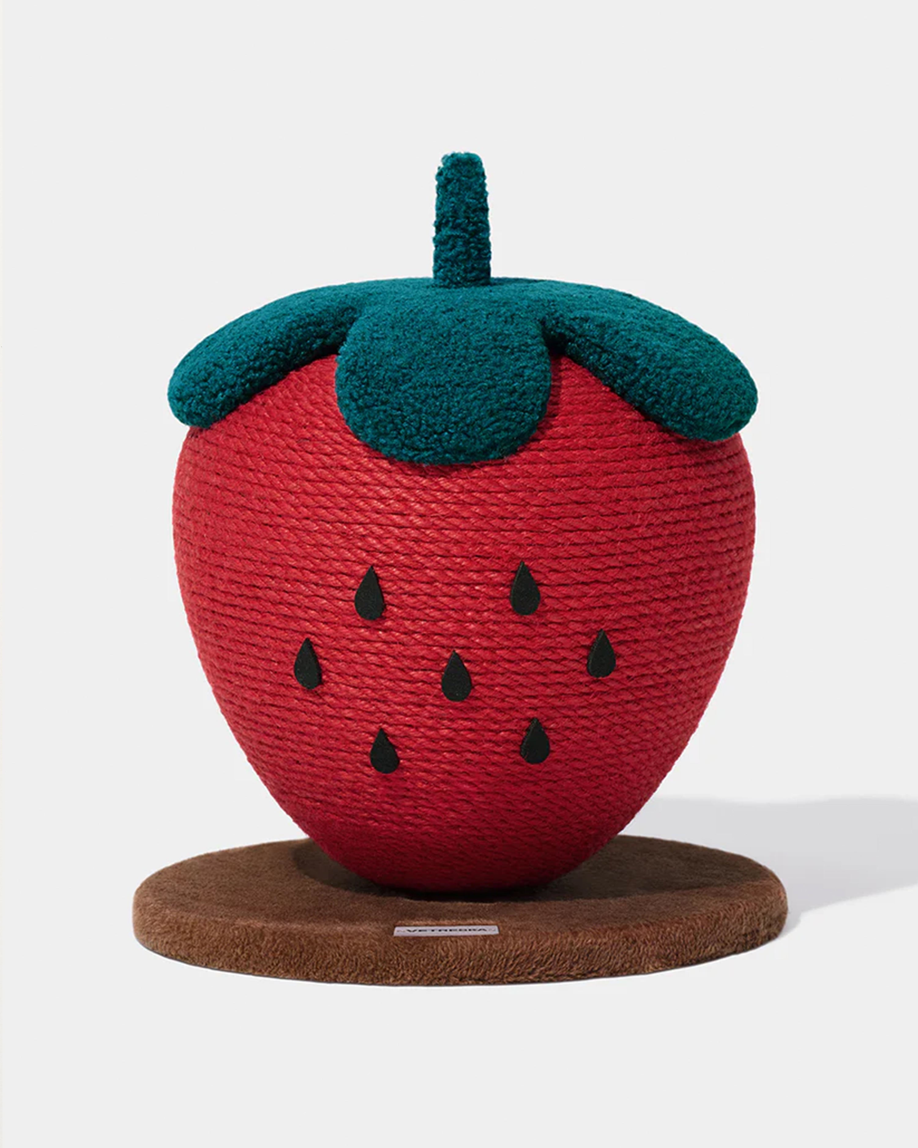 Strawberry Cat Scratching Ball