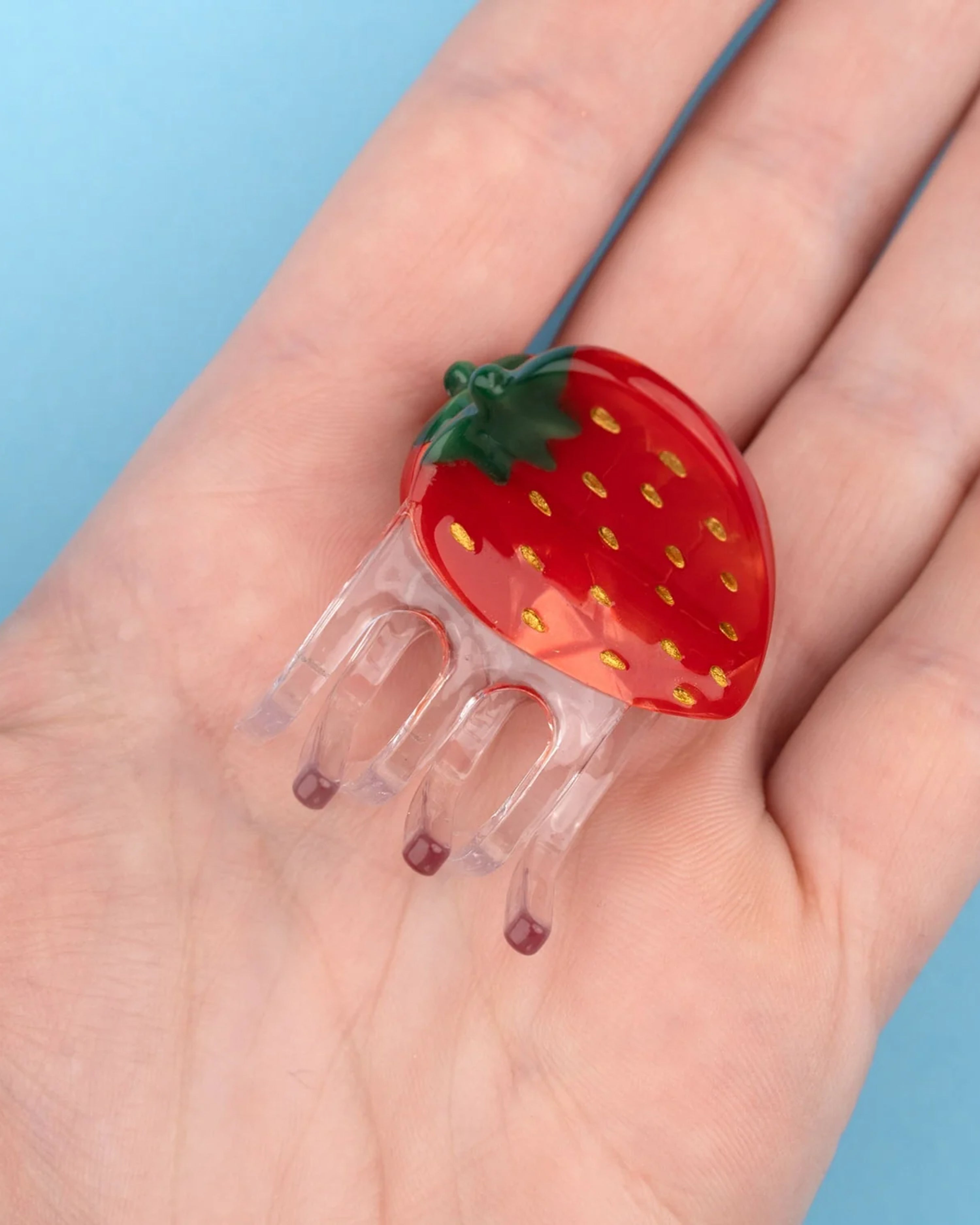 Strawberry Mini Hair Claw