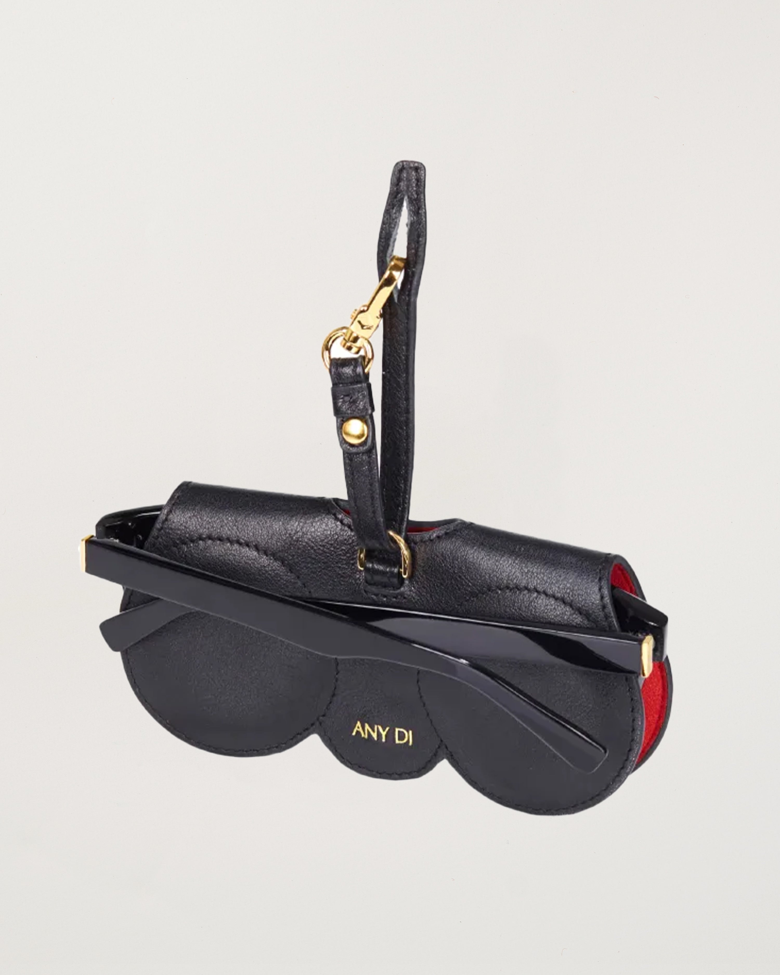 SunCover Glasses Case Black Gold