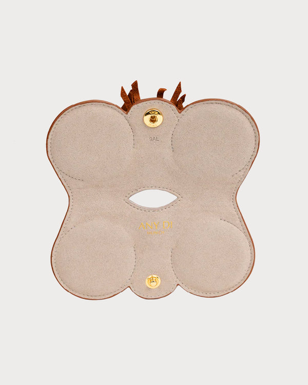 SunCover Glasses Case Cognac Fringes