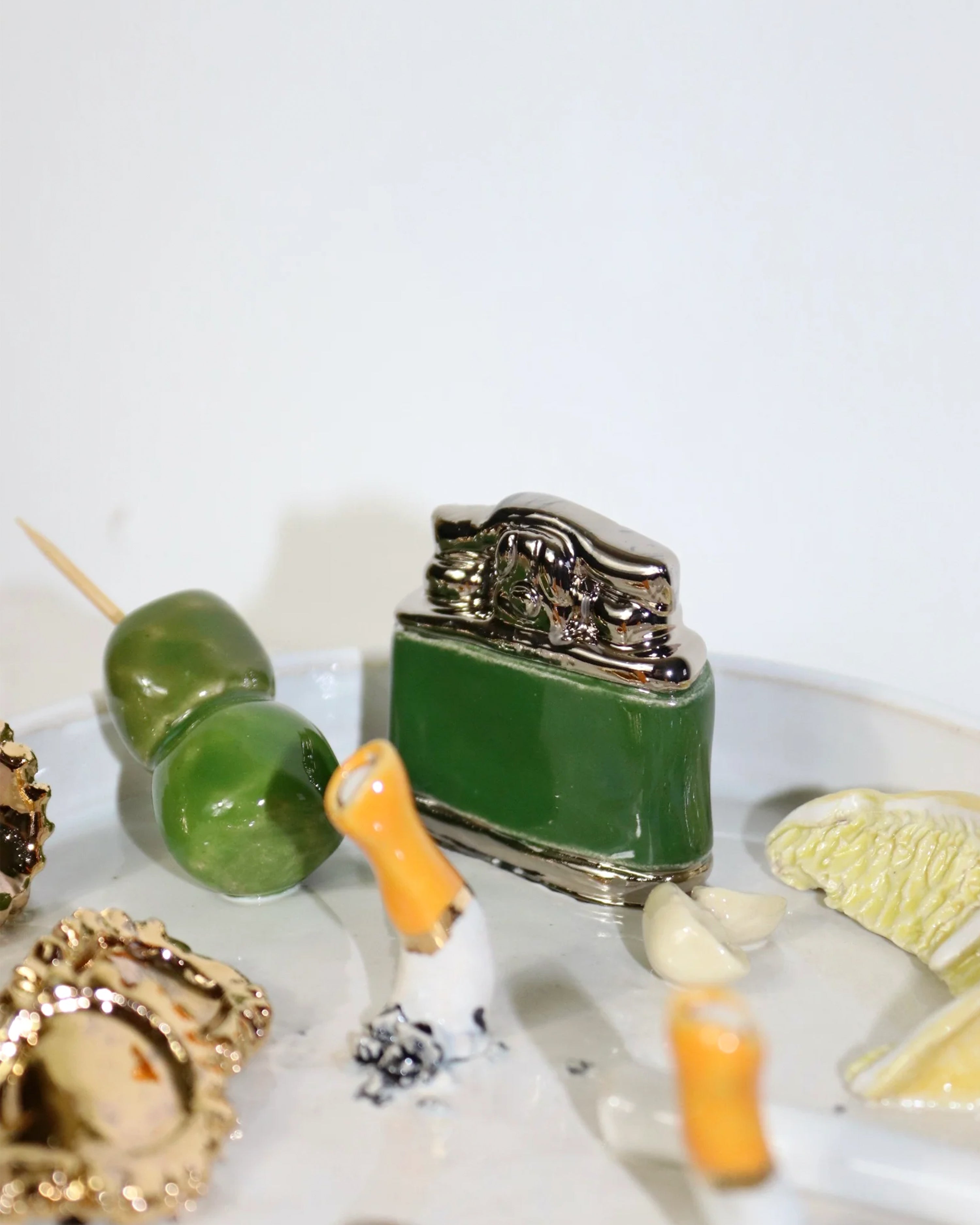 Table Lighter Ashtray