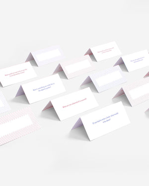Table Talk Placecards