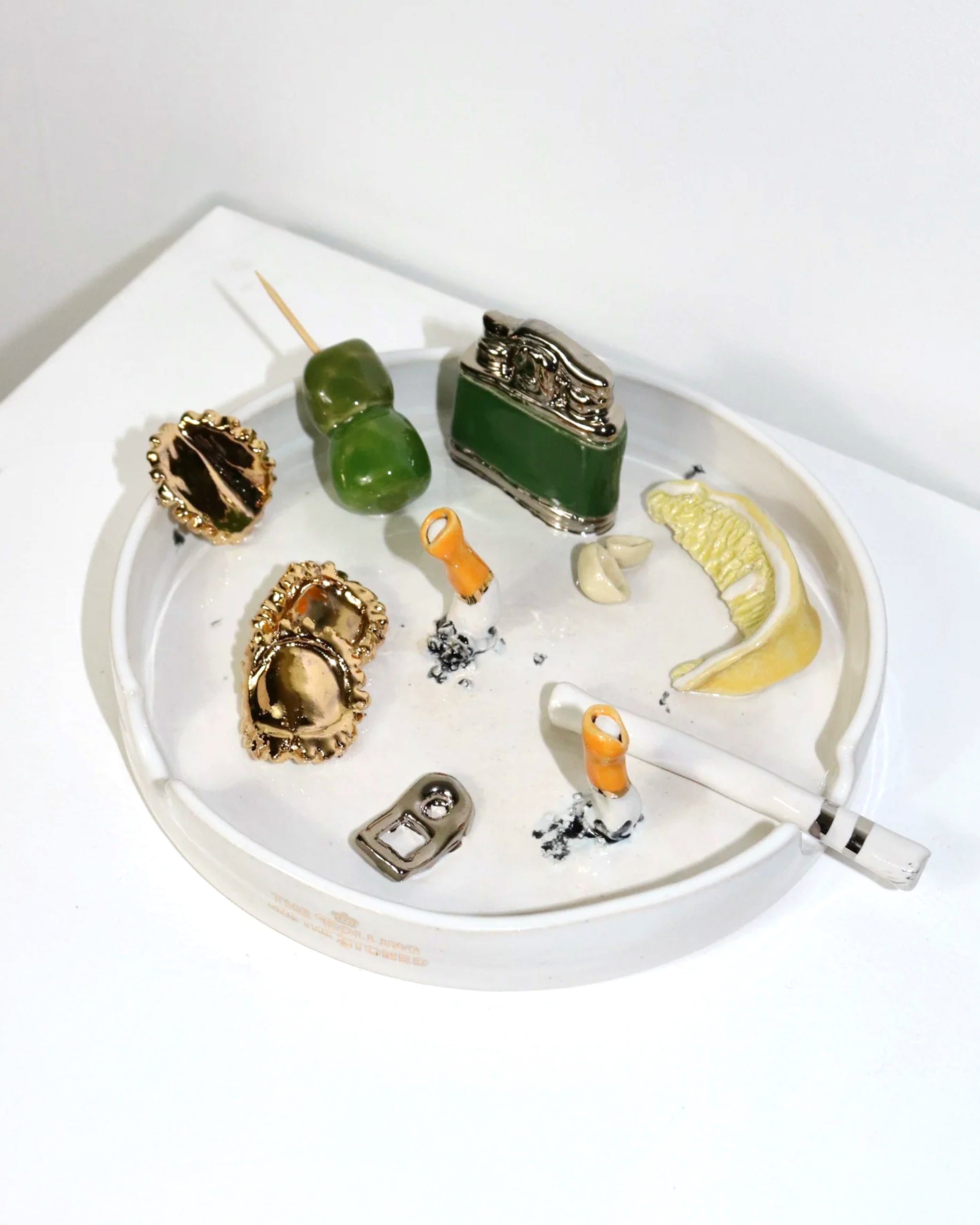 Table Lighter Ashtray