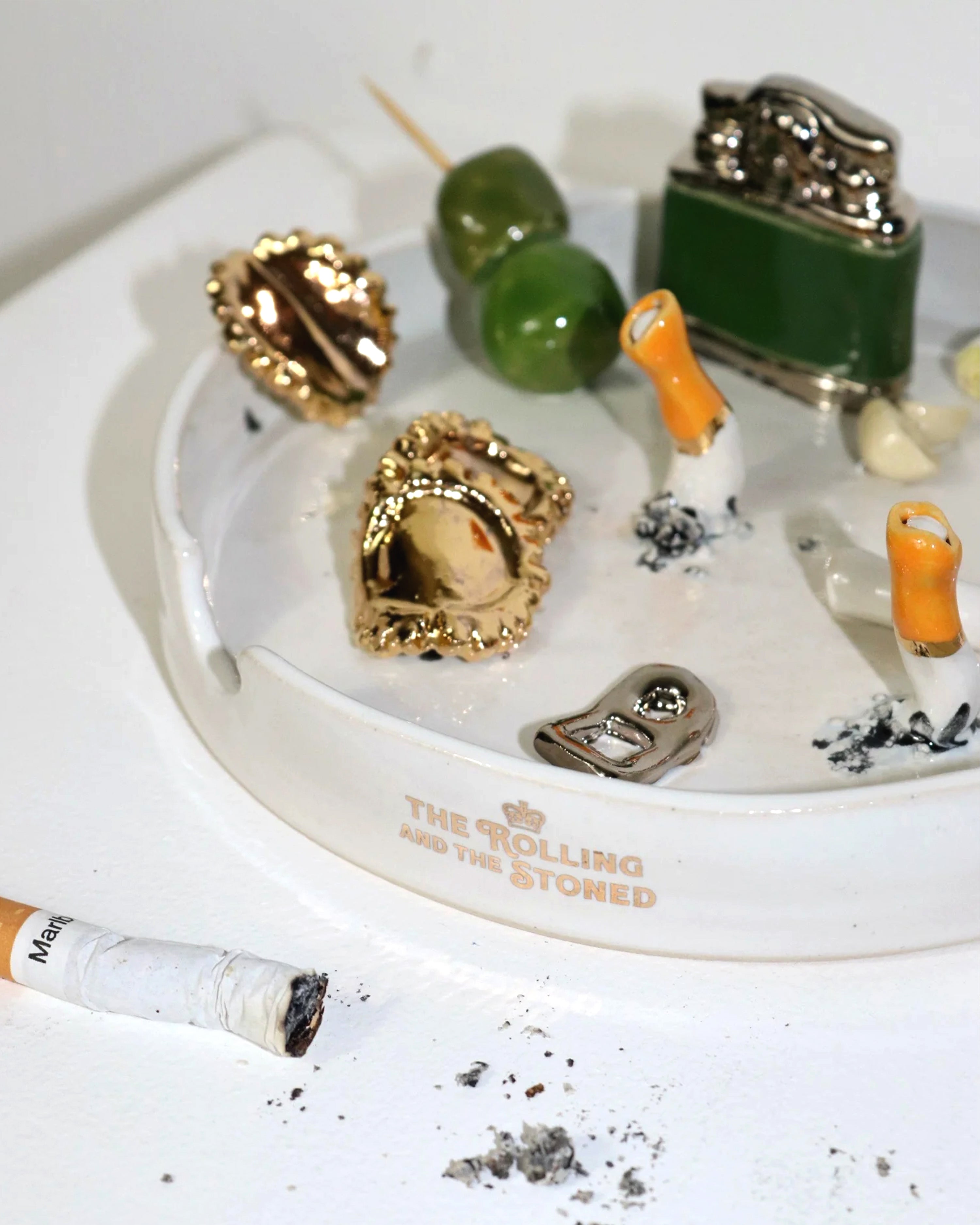 Table Lighter Ashtray