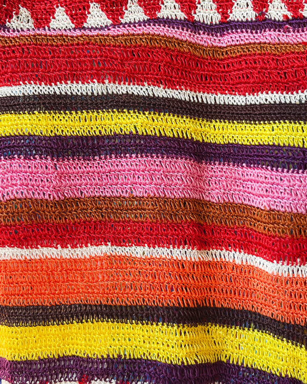 Taggia Bag Red Tones Striped