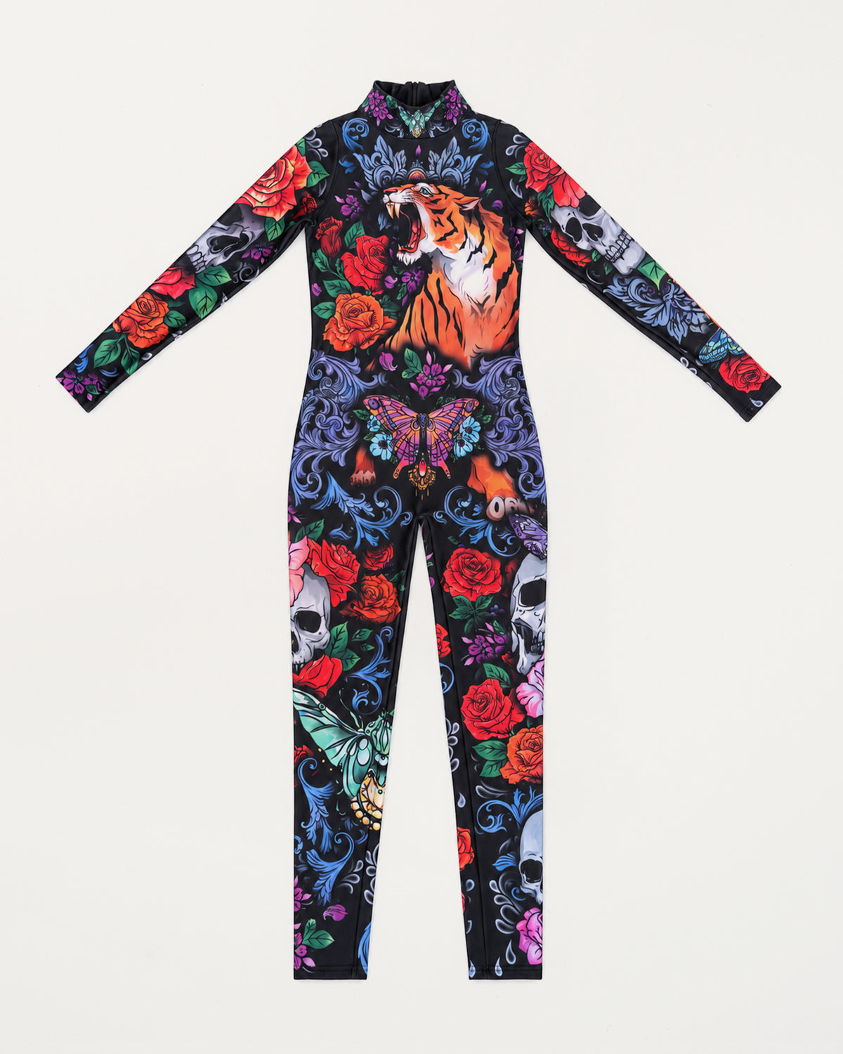 Tattoo Style Catsuit/Size M