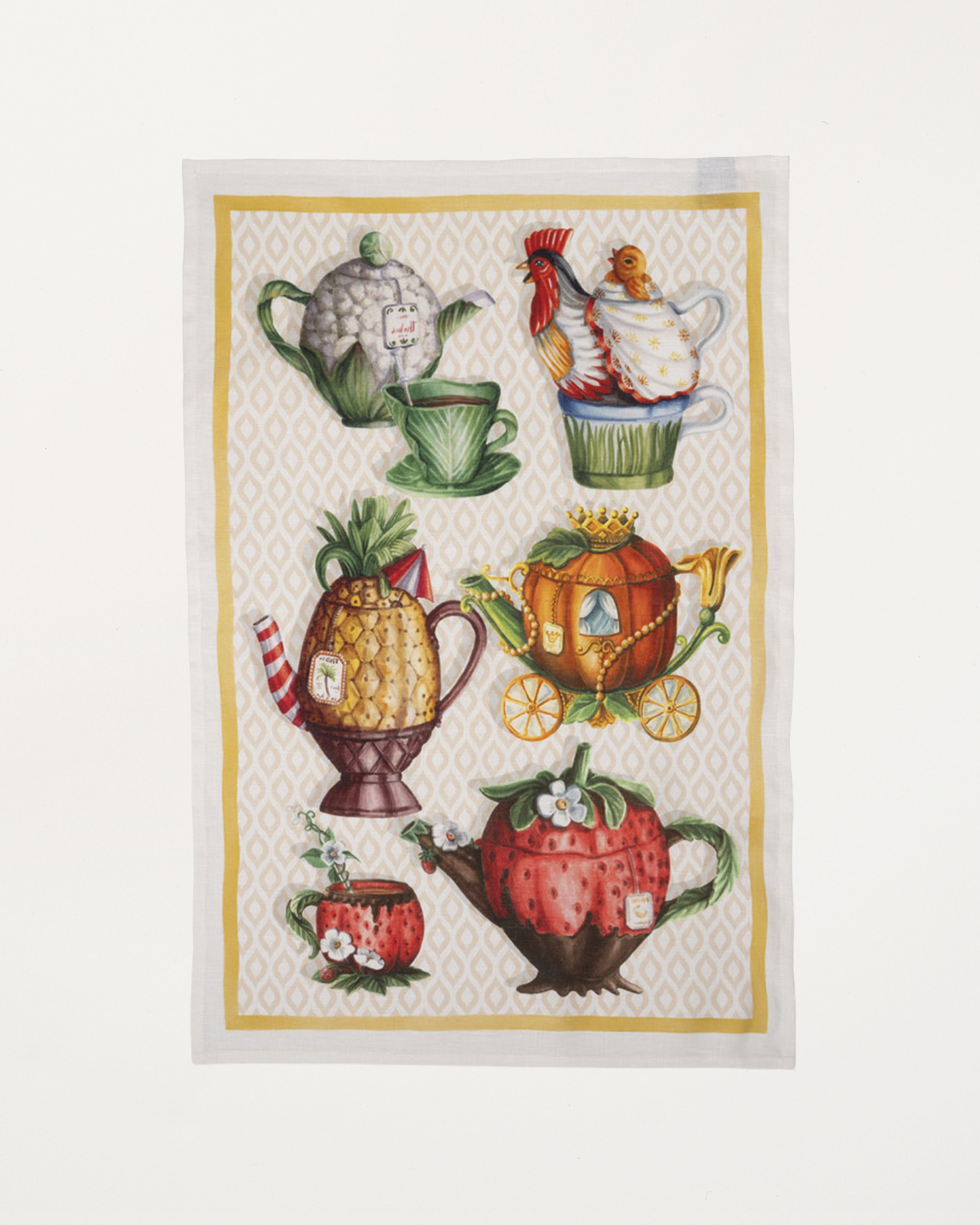 Teabreak Yellow Kitchen Towel 50x70cm