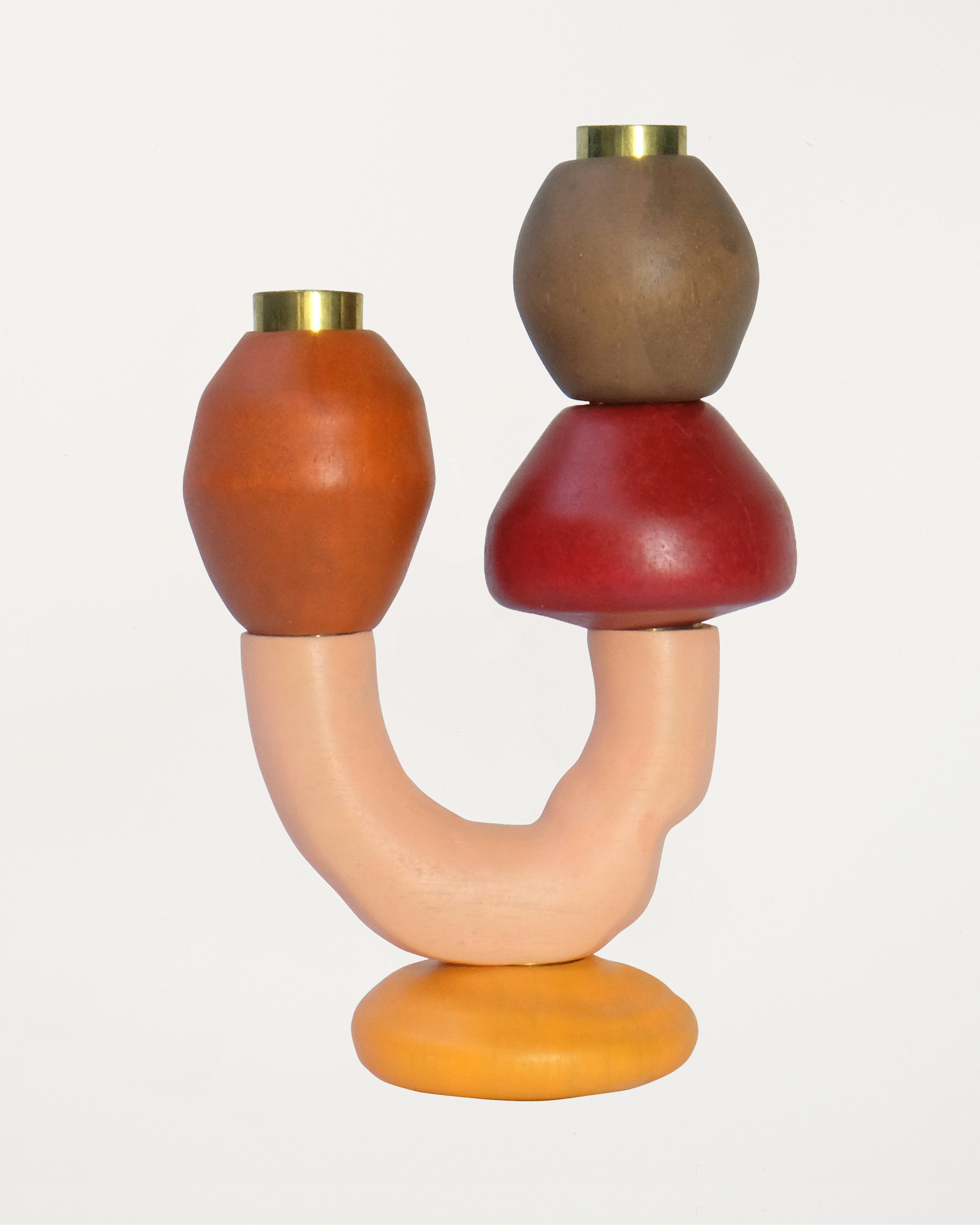 Terrene Stackable Candle Holder Terracotta