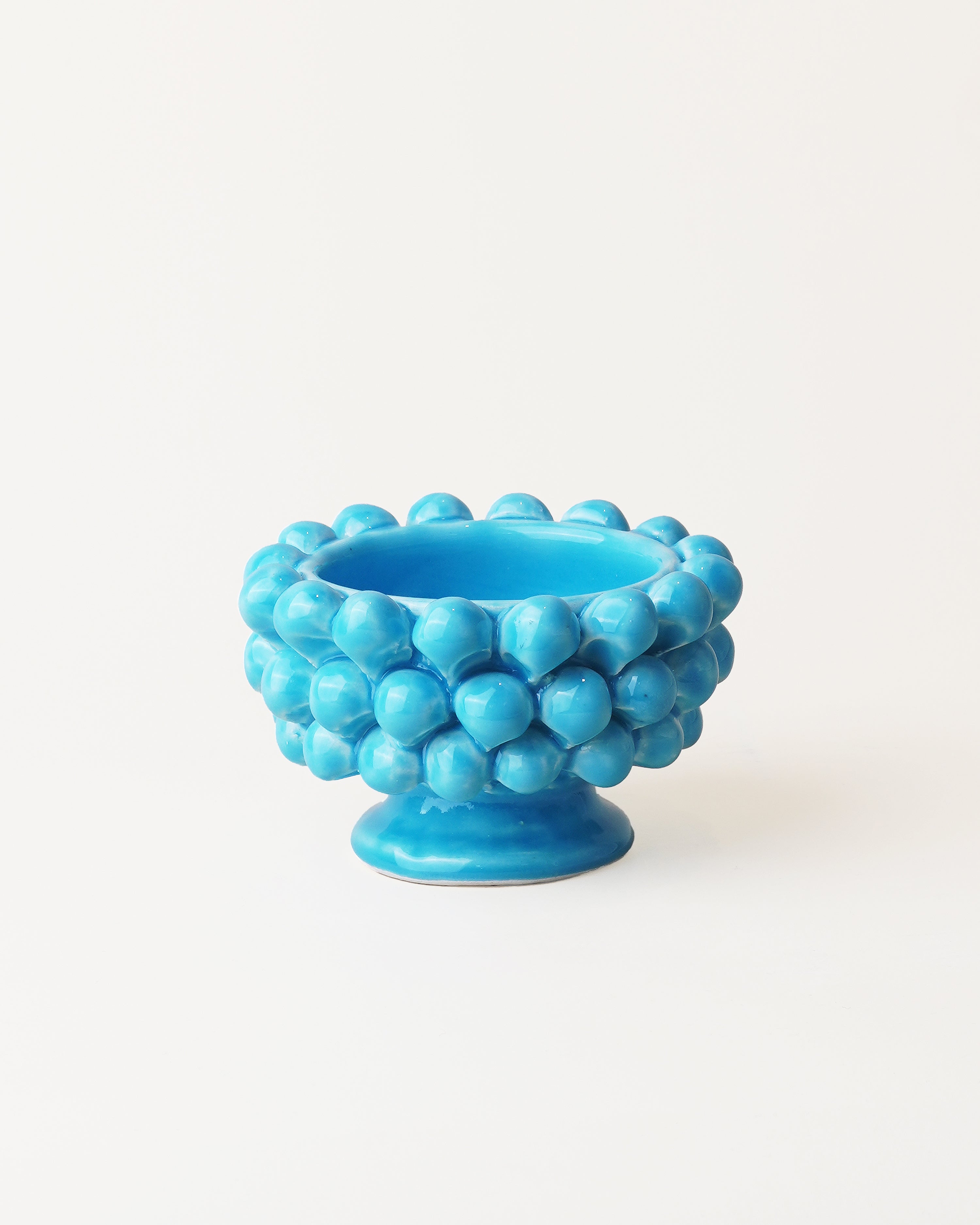 Small Pigna Aperta Bowl Turquoise D11cm