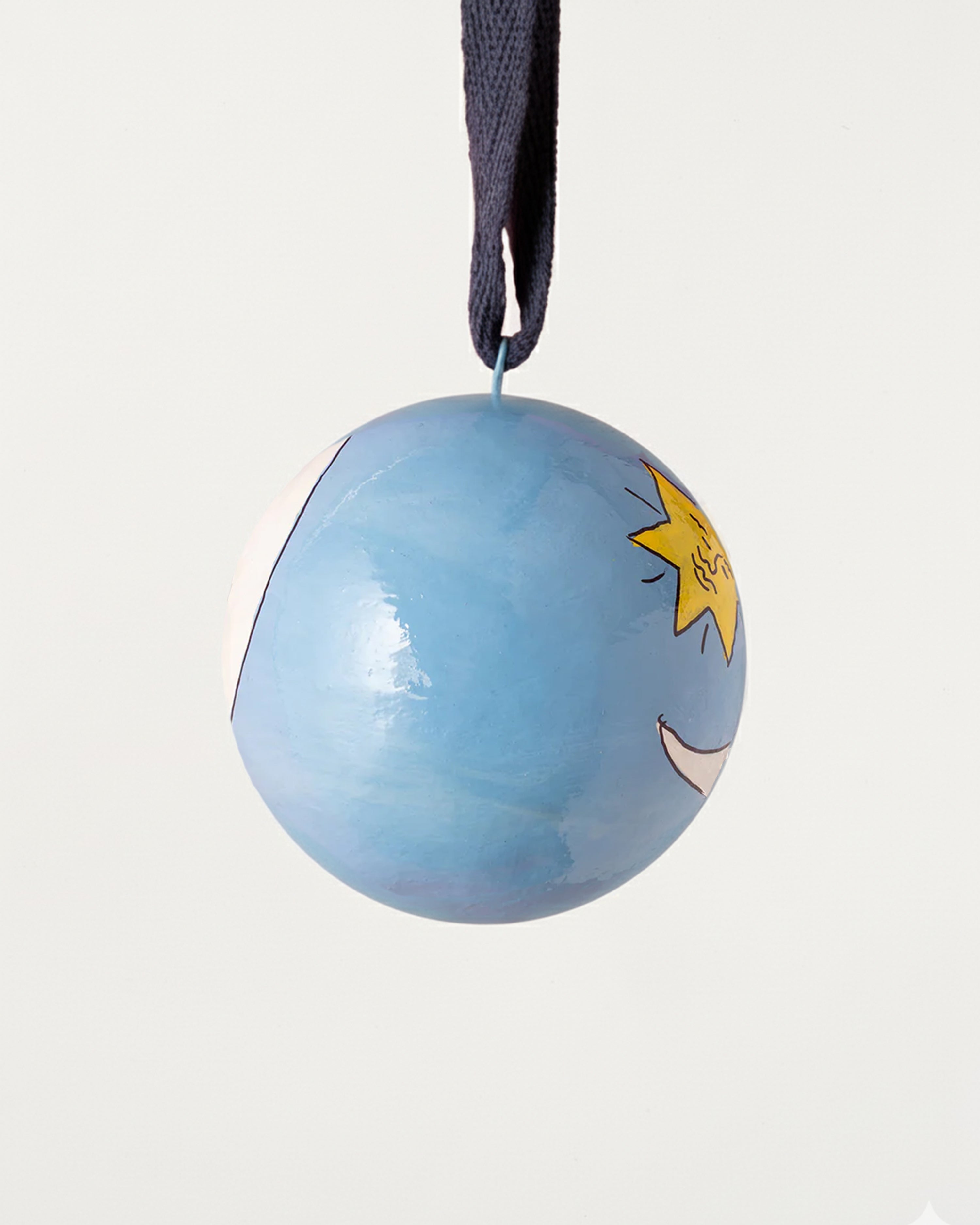 The Moon Blue Bauble