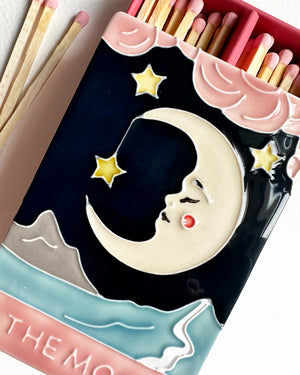 The Moon II Ceramic Matchbox