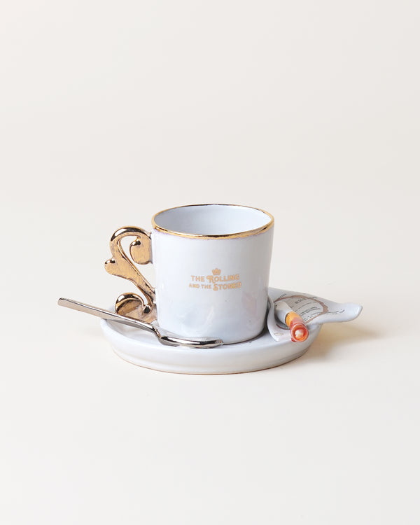 The Nouveau Curl Espresso Cup & Ciggy
