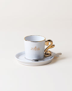 The Nouveau Curl Espresso Cup & Receipt