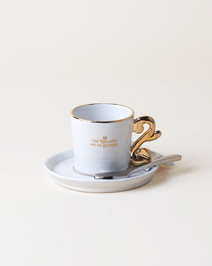 The Nouveau Curl Espresso Cup & Receipt