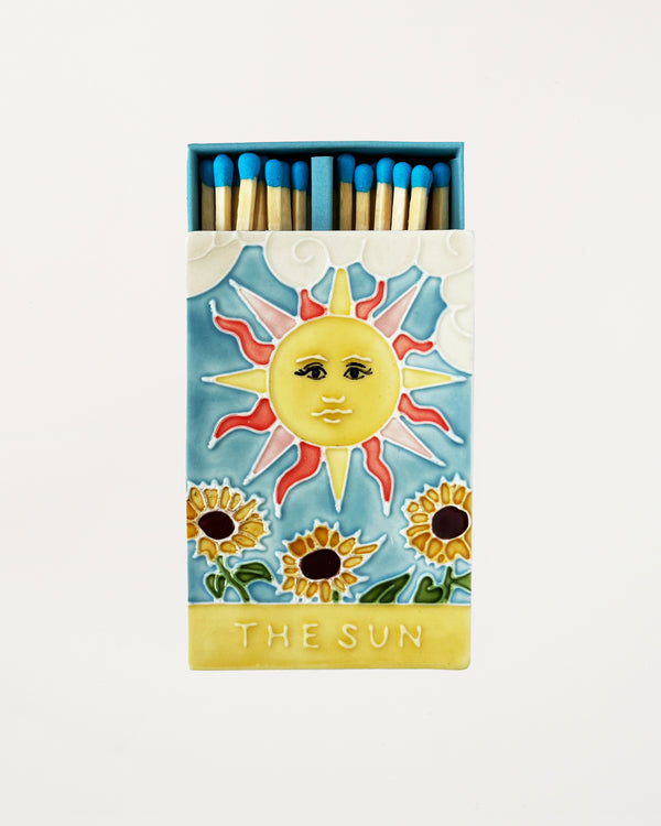 The Sun II Ceramic Matchbox