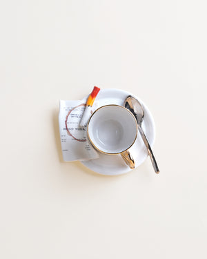 The Nouveau Curl Espresso Cup & Ciggy