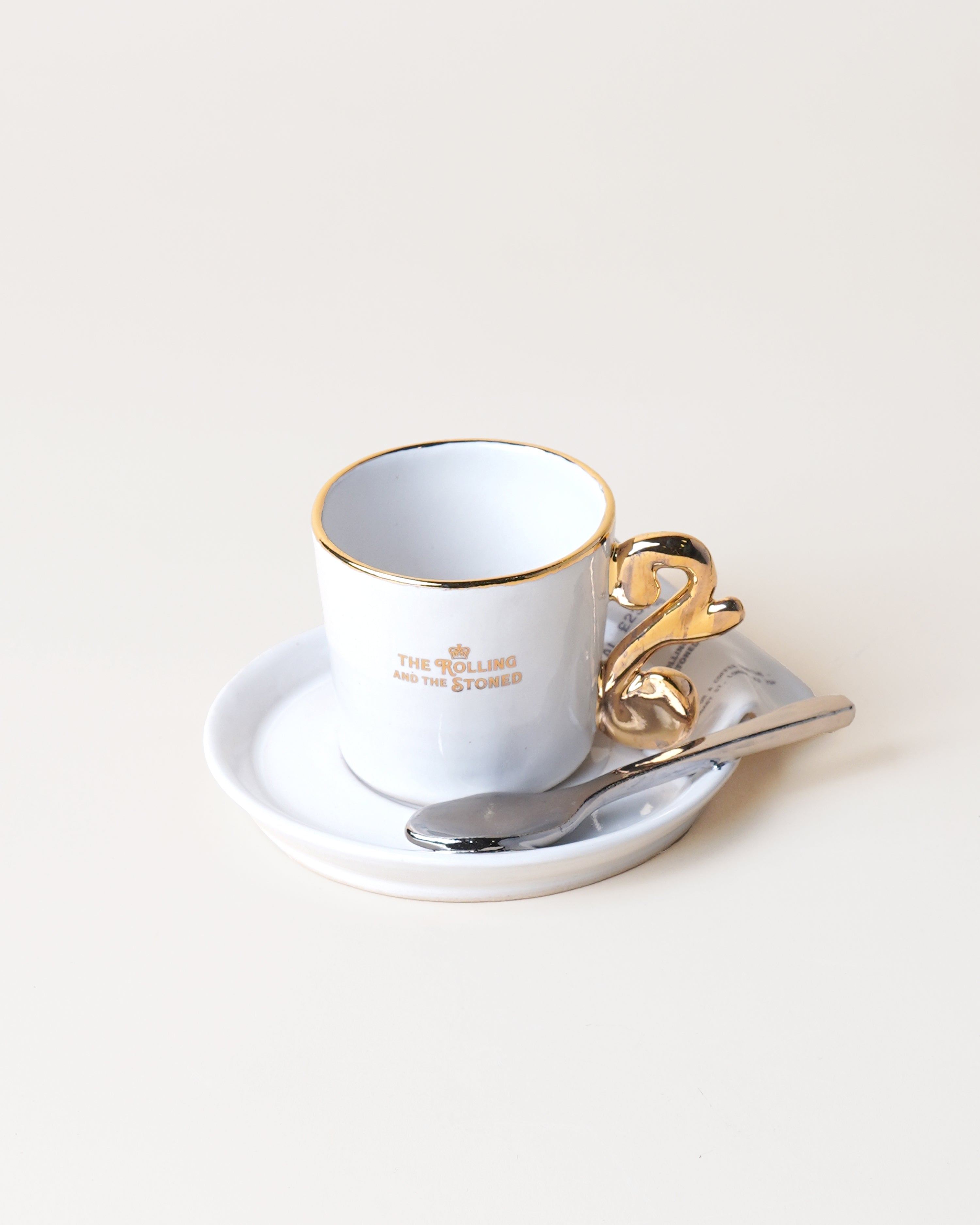 The Nouveau Curl Espresso Cup & Receipt