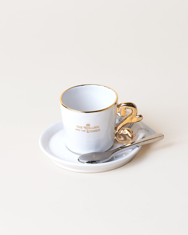 The Nouveau Curl Espresso Cup & Receipt