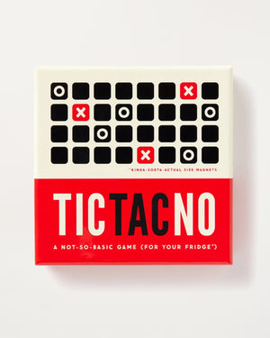 Tic Tac No Magnetic Fridge Game