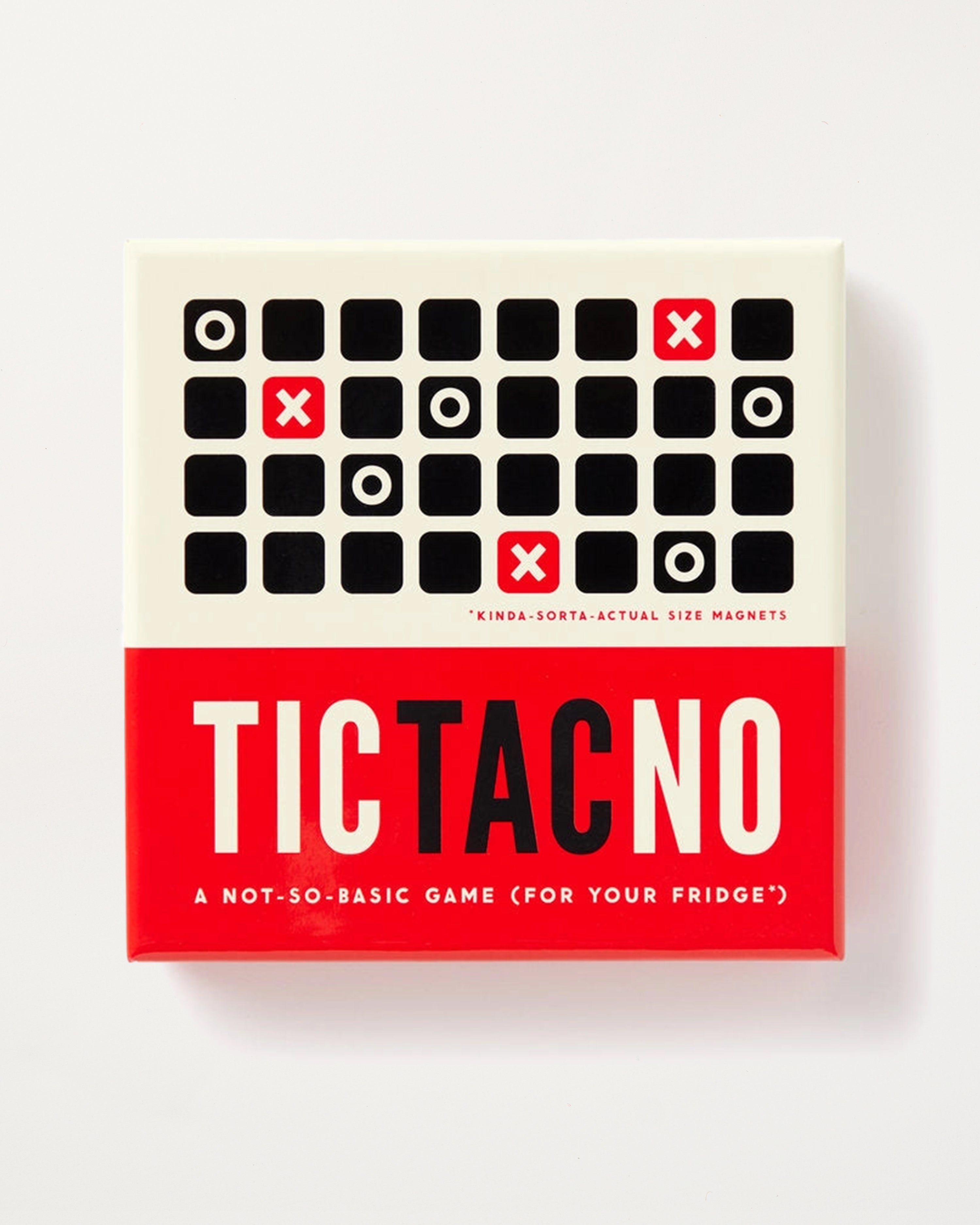 Tic Tac No Magnetic Fridge Game