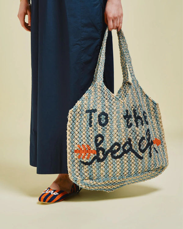 To The Beach Drew Sky, Natural & Navy