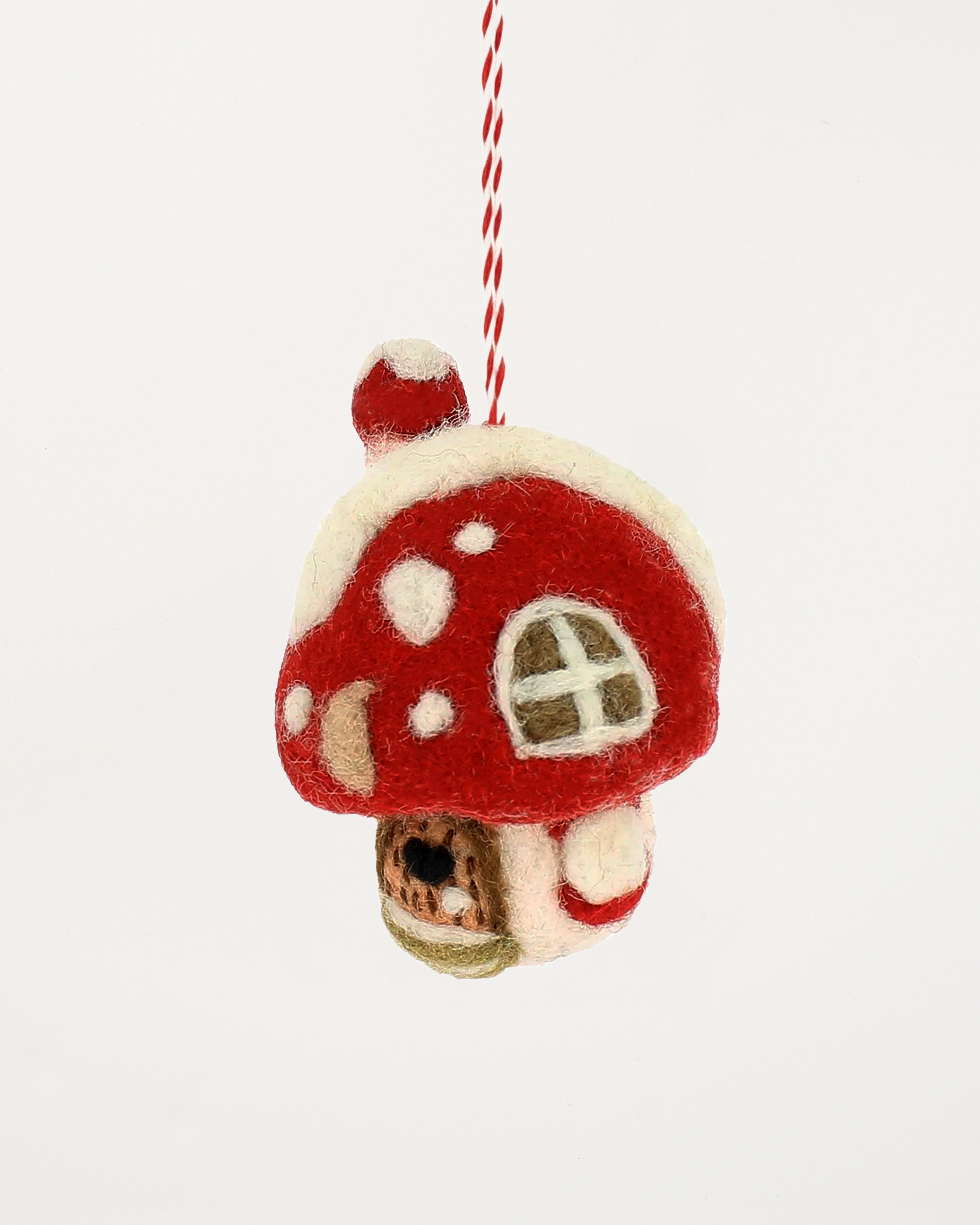 Toadstool House Hanging Decoration