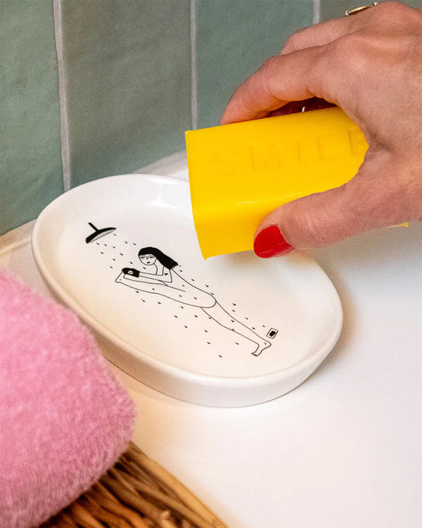 Dish Yoga in the Shower